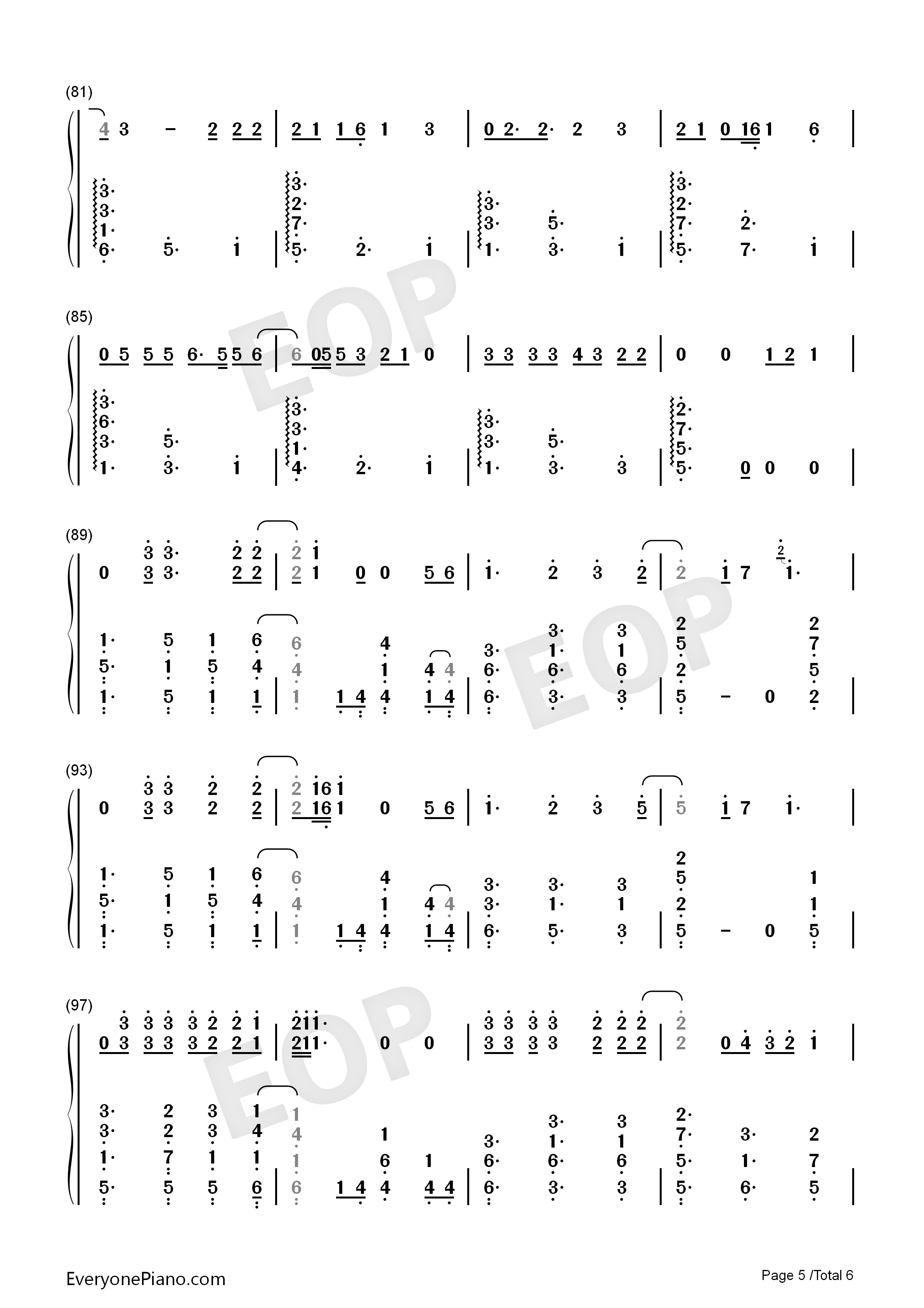 Hello_My_Love钢琴简谱_Westlife演唱