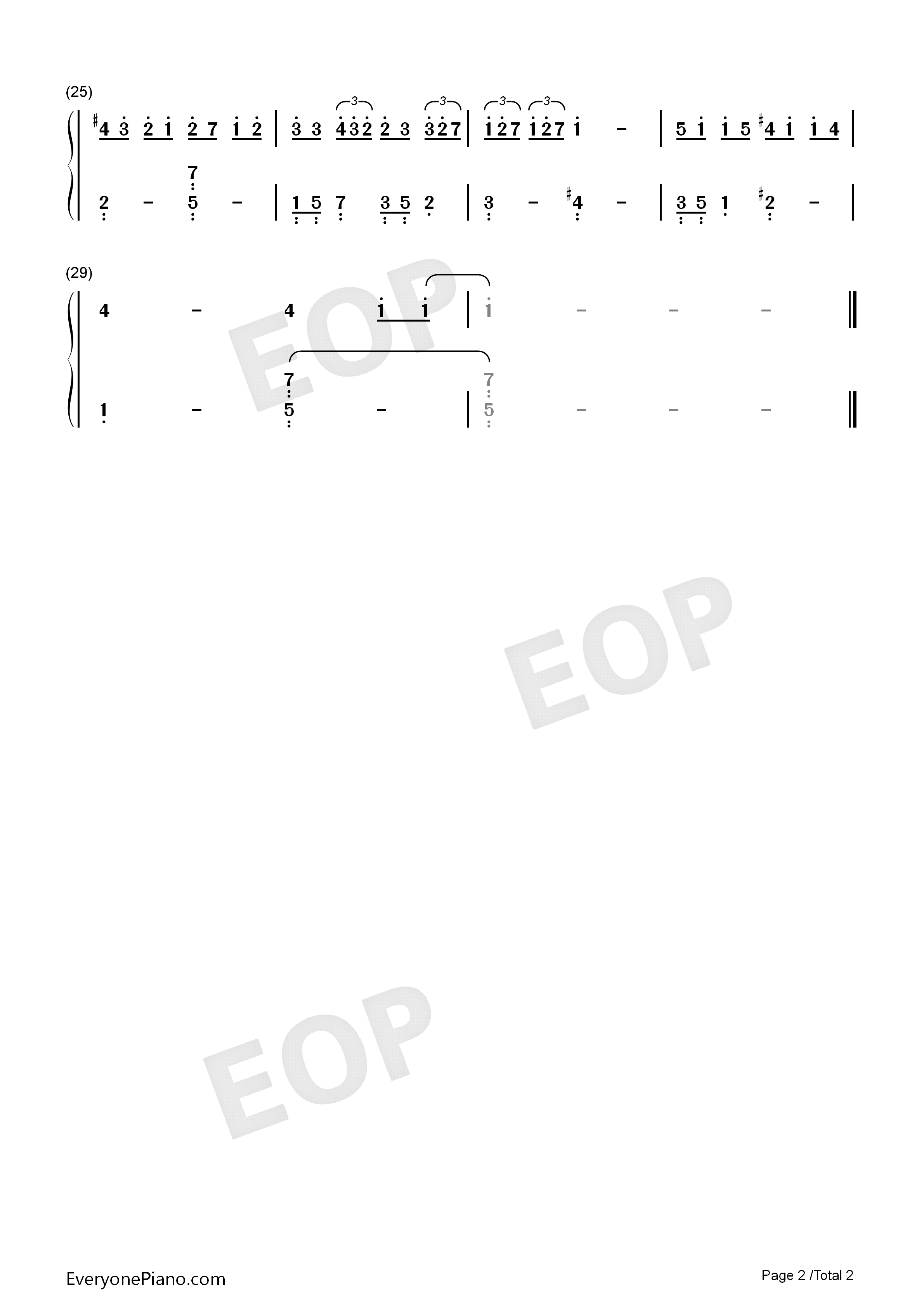慢慢喜欢你钢琴简谱_莫文蔚演唱