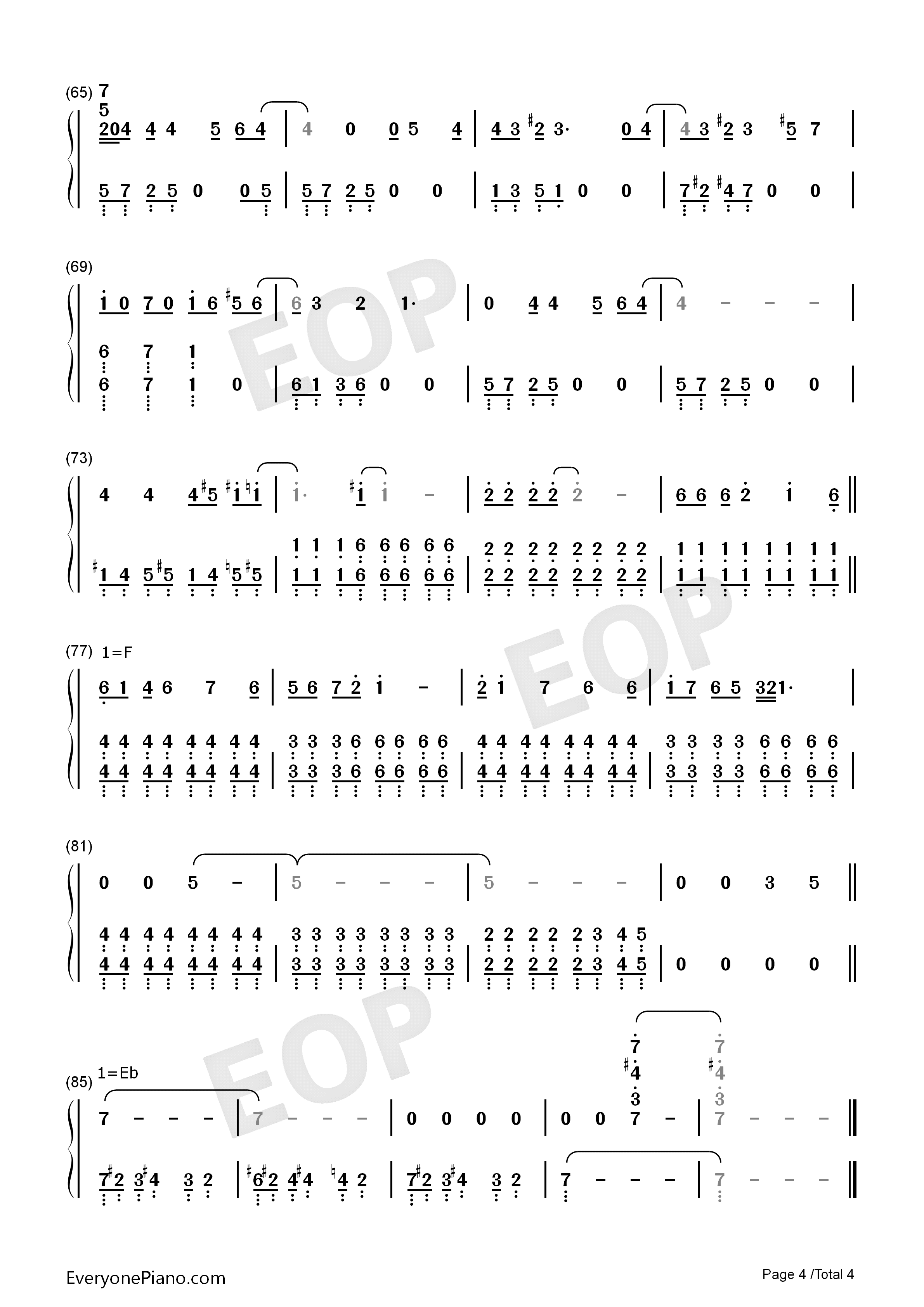 Dancing_Through_Life钢琴简谱_Michelle_Federer演唱