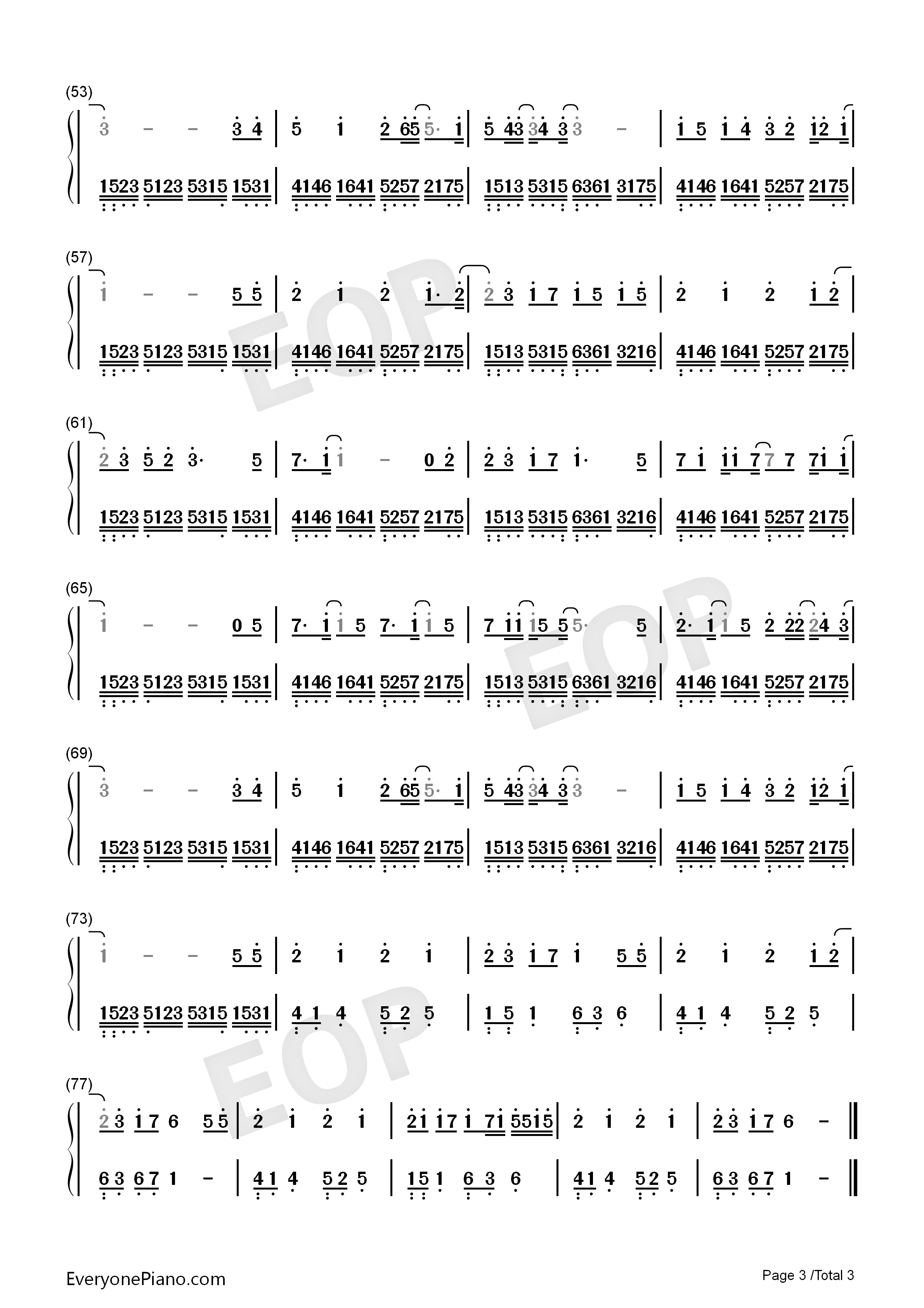 心跳的证明钢琴简谱_刘人语演唱