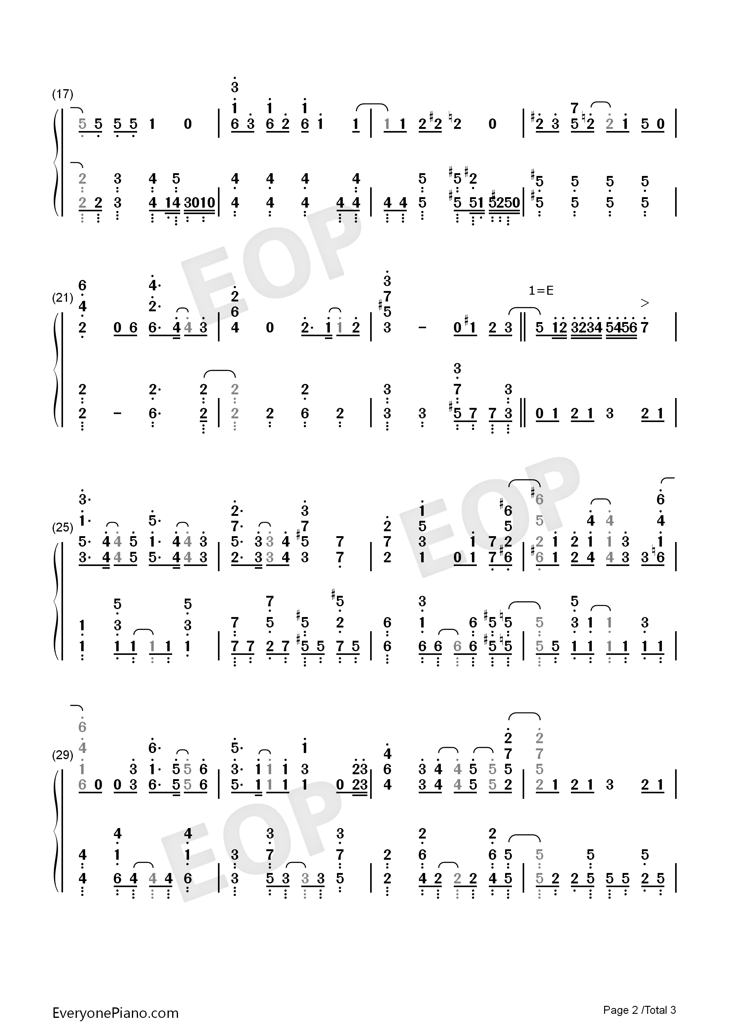 閃きハートビート钢琴简谱_伊藤美来演唱