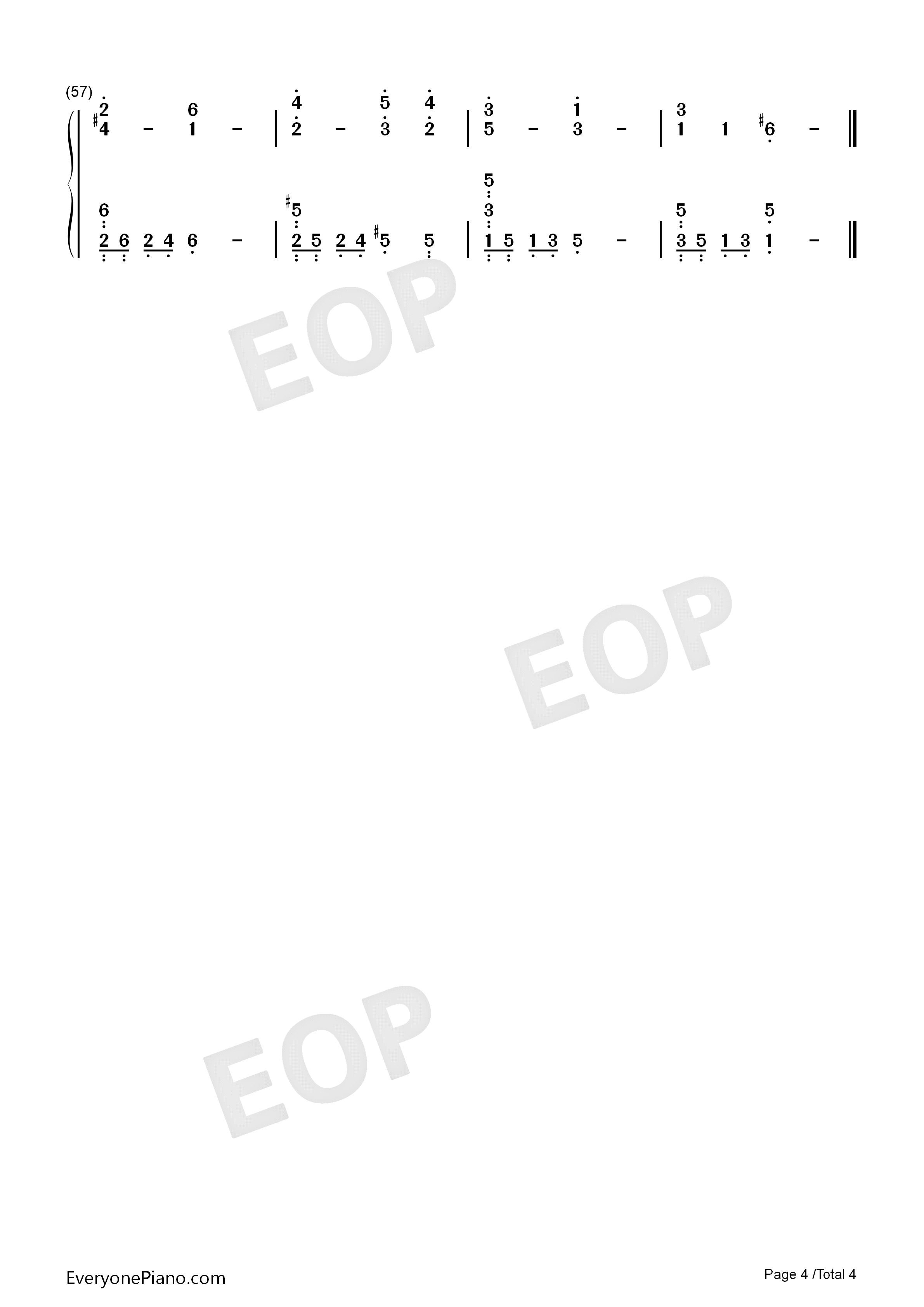 Needy钢琴简谱_Ariana_Grande演唱