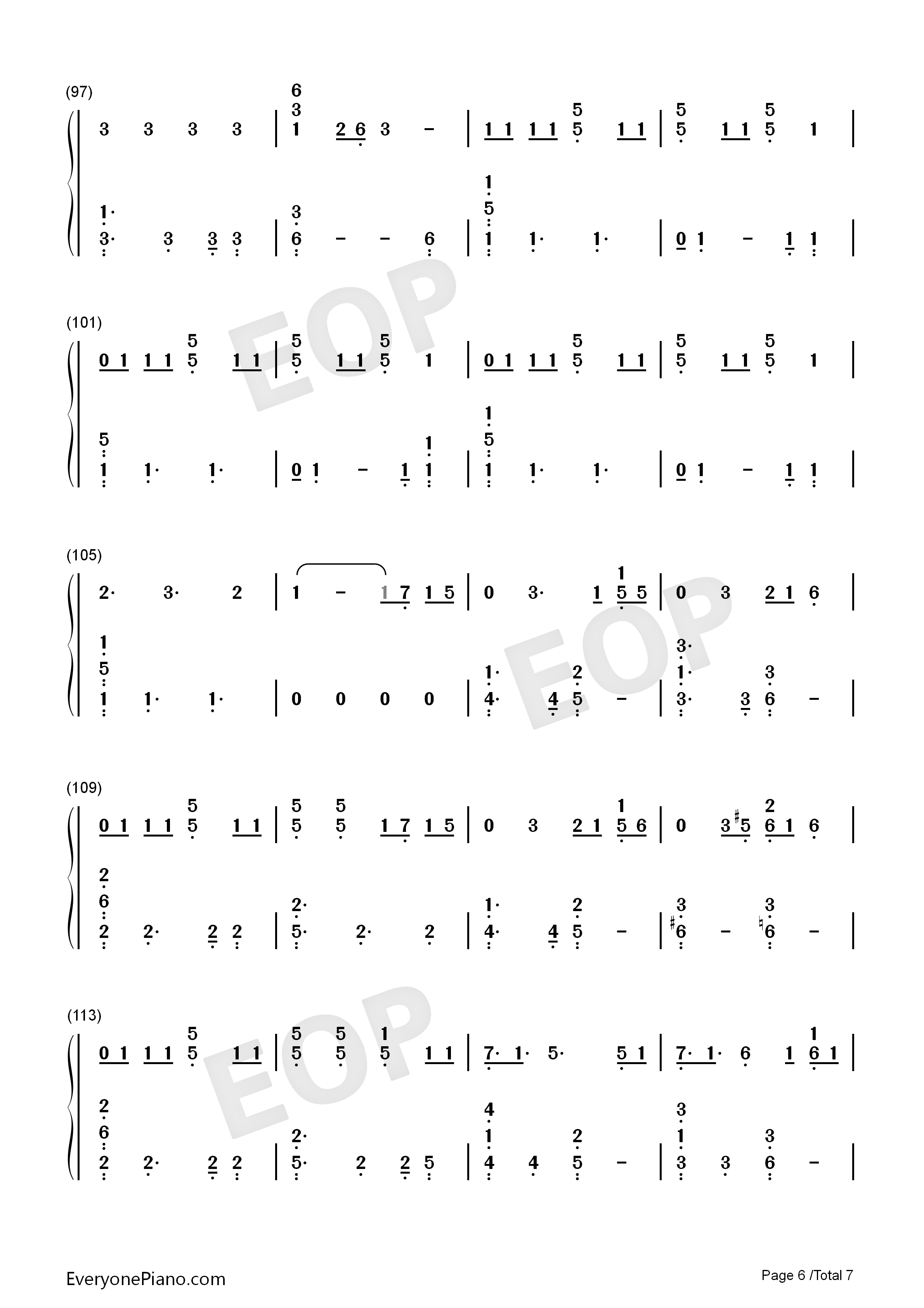 YES_or_YES钢琴简谱_TWICE演唱