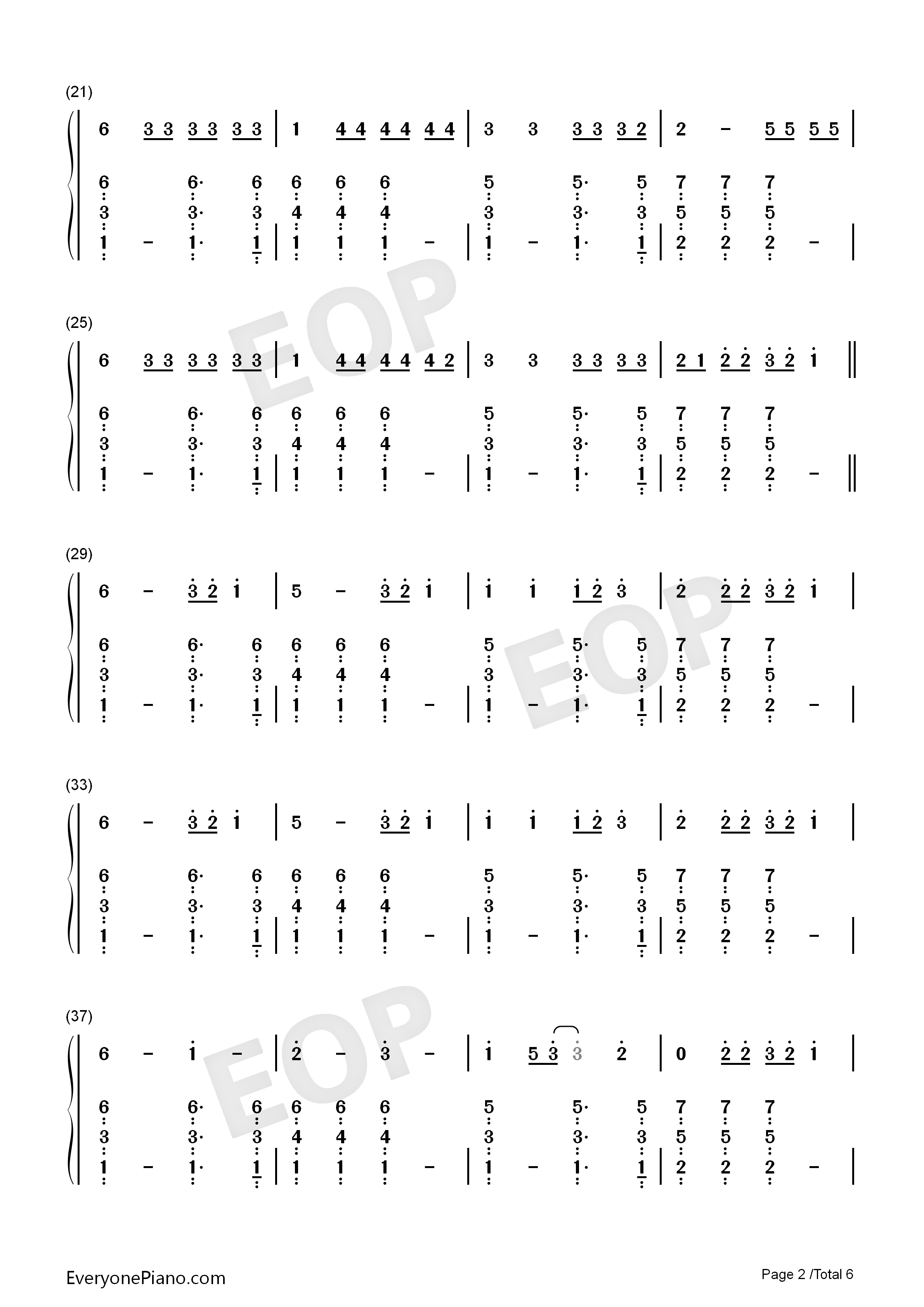 I_Said_Hi钢琴简谱_Amy_Shark演唱