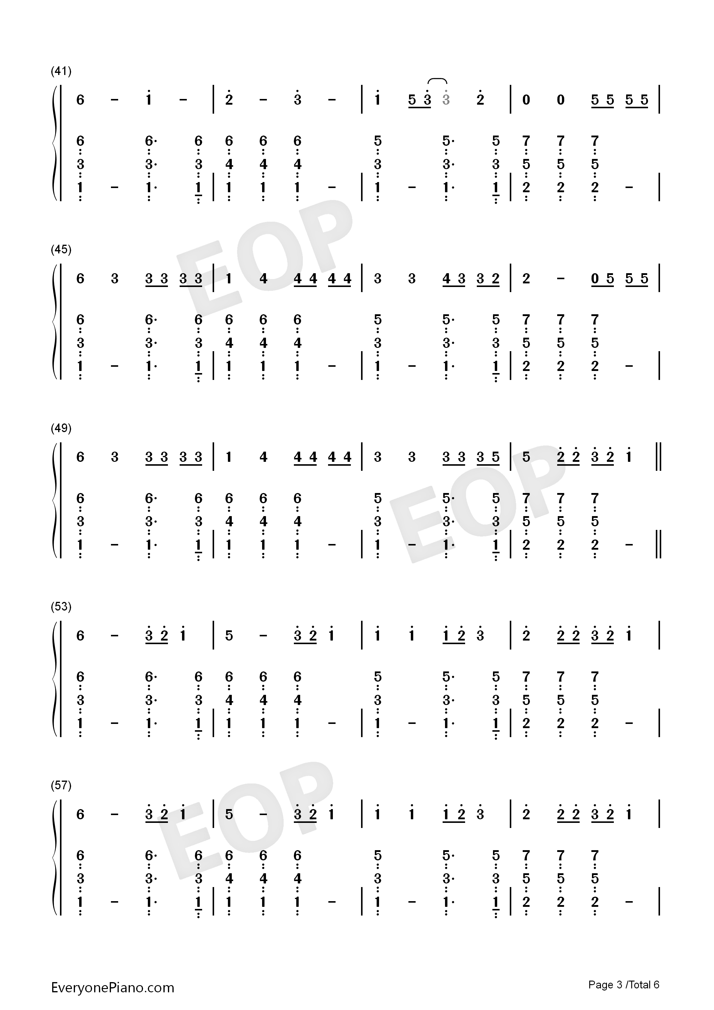 I_Said_Hi钢琴简谱_Amy_Shark演唱