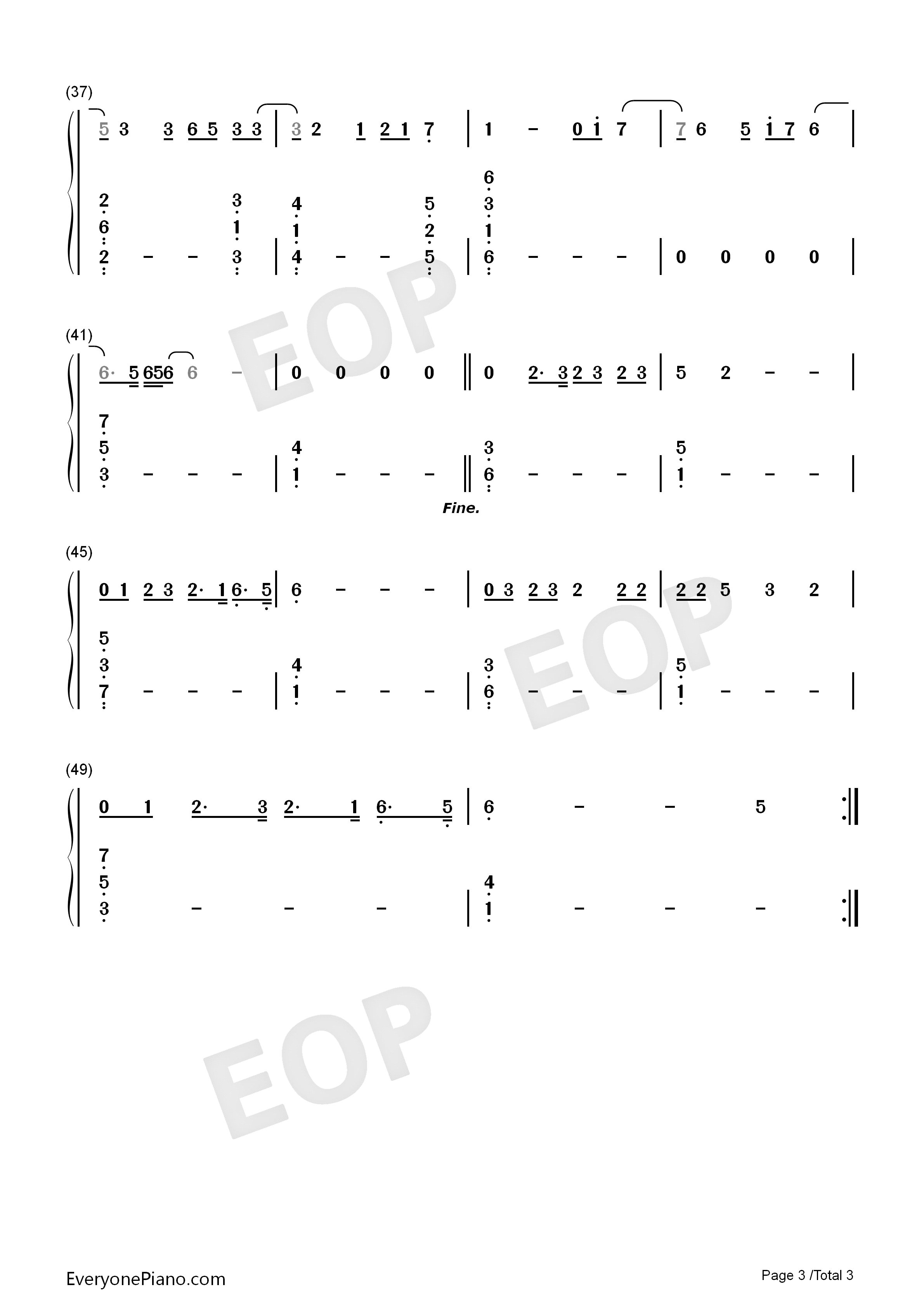 Fire_on_Fire钢琴简谱_Sam_Smith演唱