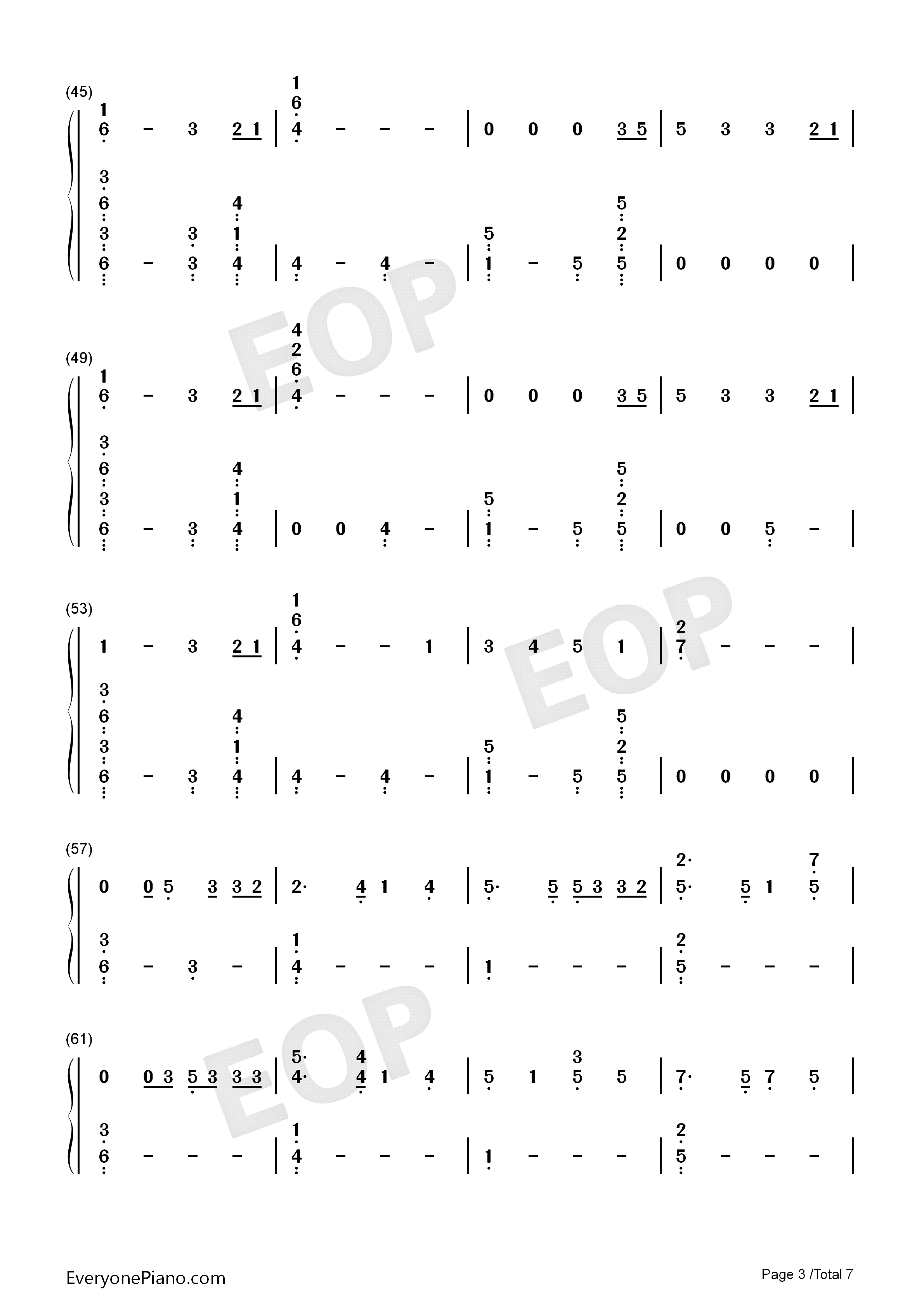 Waste_It_On_Me钢琴简谱_Steve_Aoki_BTS演唱