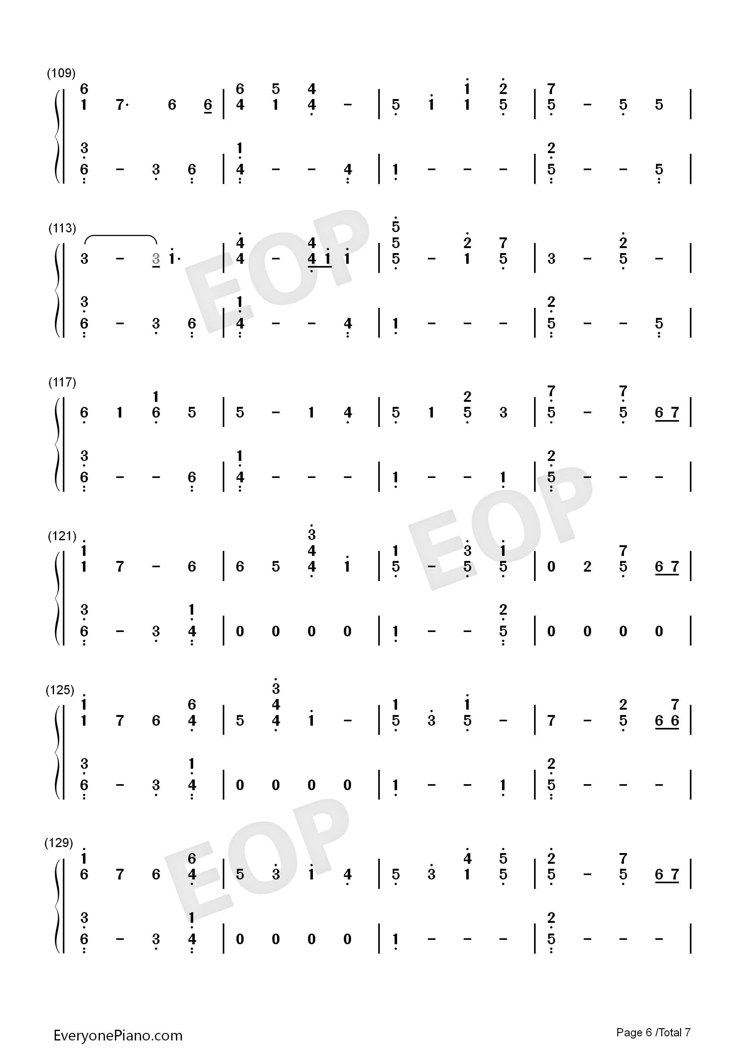 Waste_It_On_Me钢琴简谱_Steve_Aoki_BTS演唱