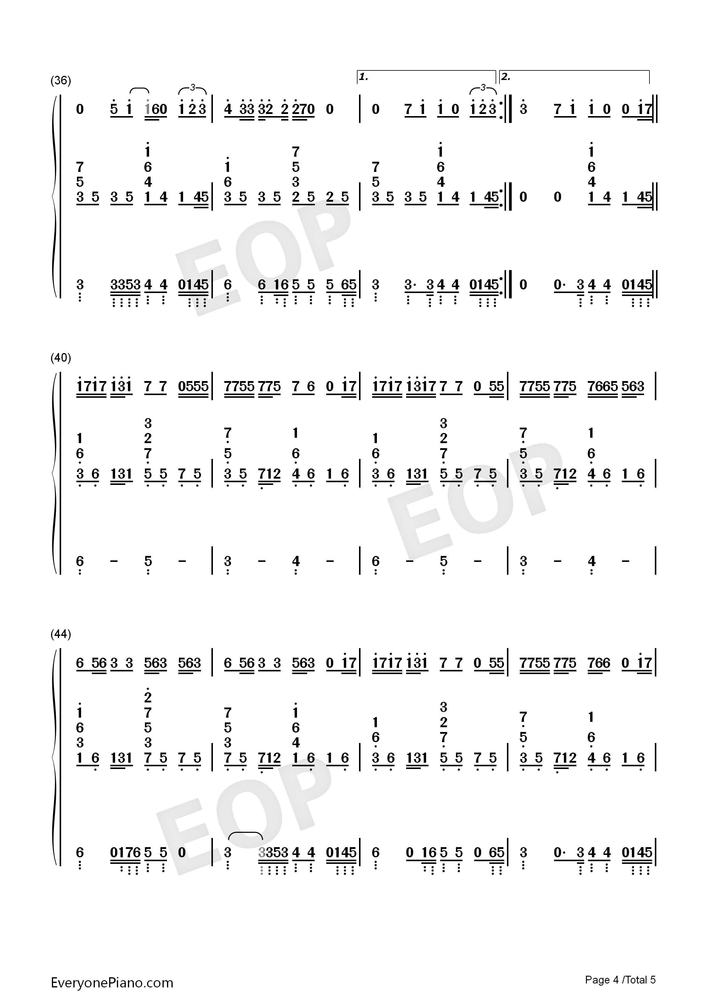 Let_Me_Down_Slowly钢琴简谱_Alec_Benjamin演唱
