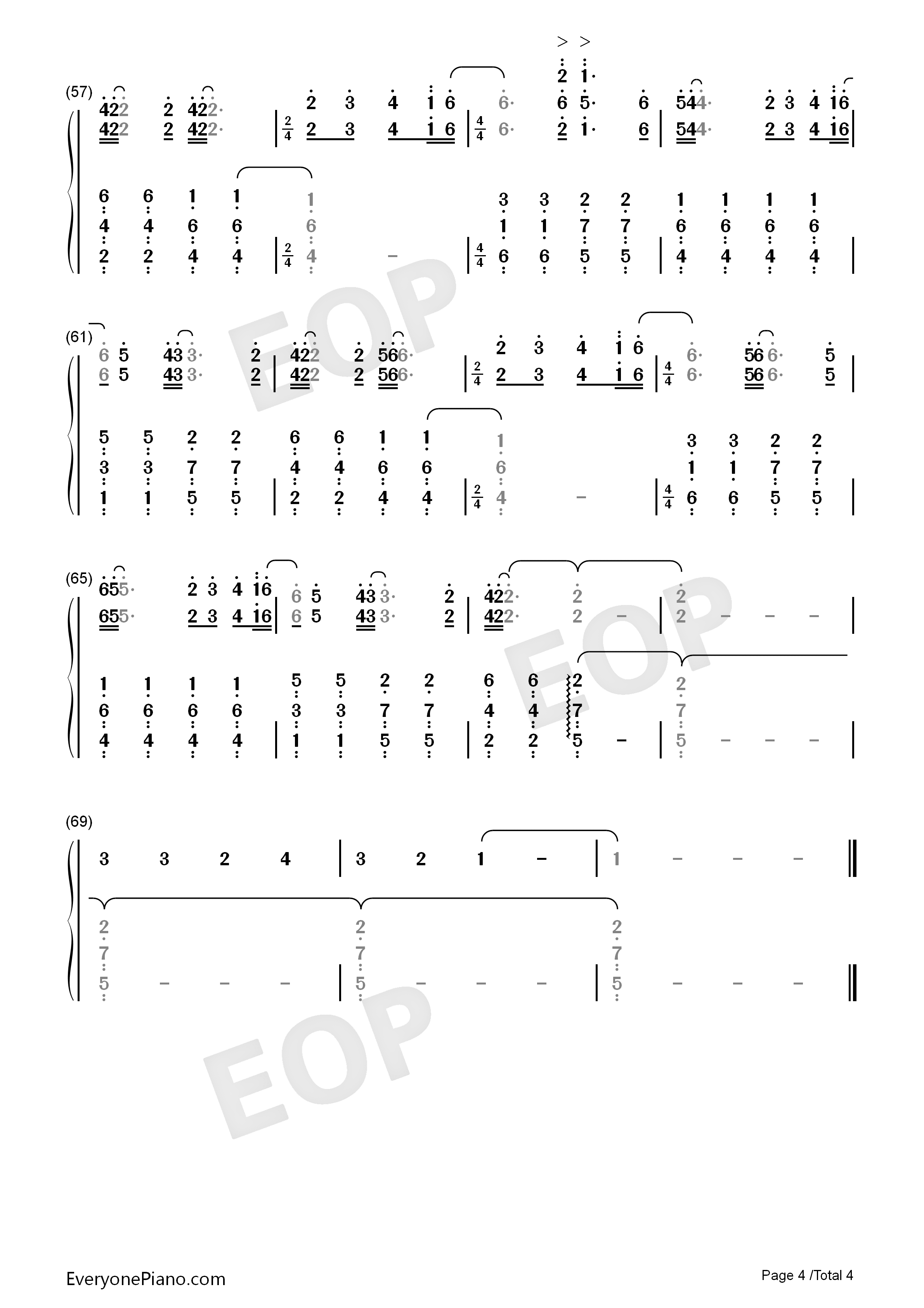 Life_Eternal钢琴简谱_Ghost演唱