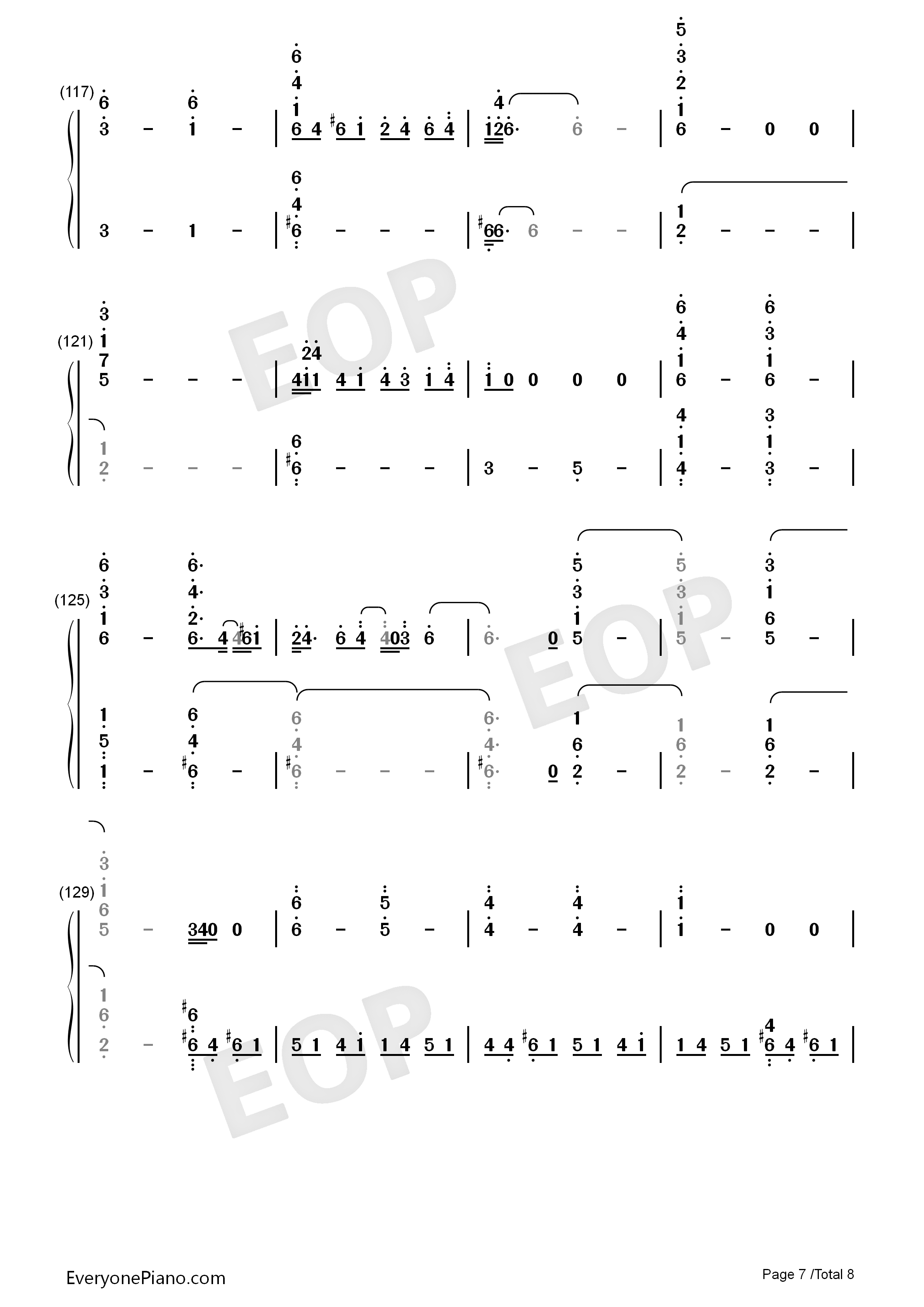 White_with_You钢琴简谱_折户伸治演唱