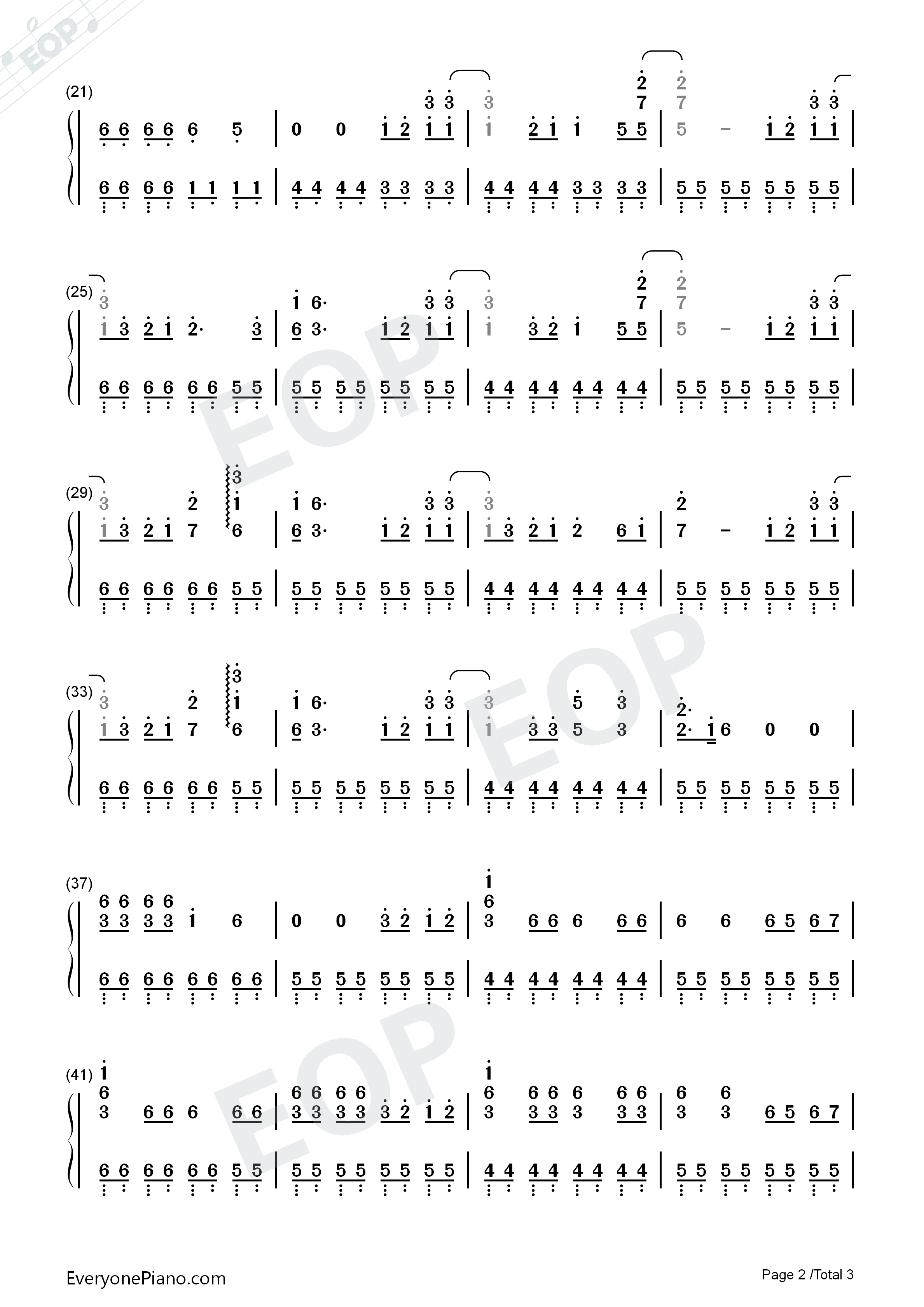 98K之歌钢琴简谱_Fitz_and_The_Tantrums演唱