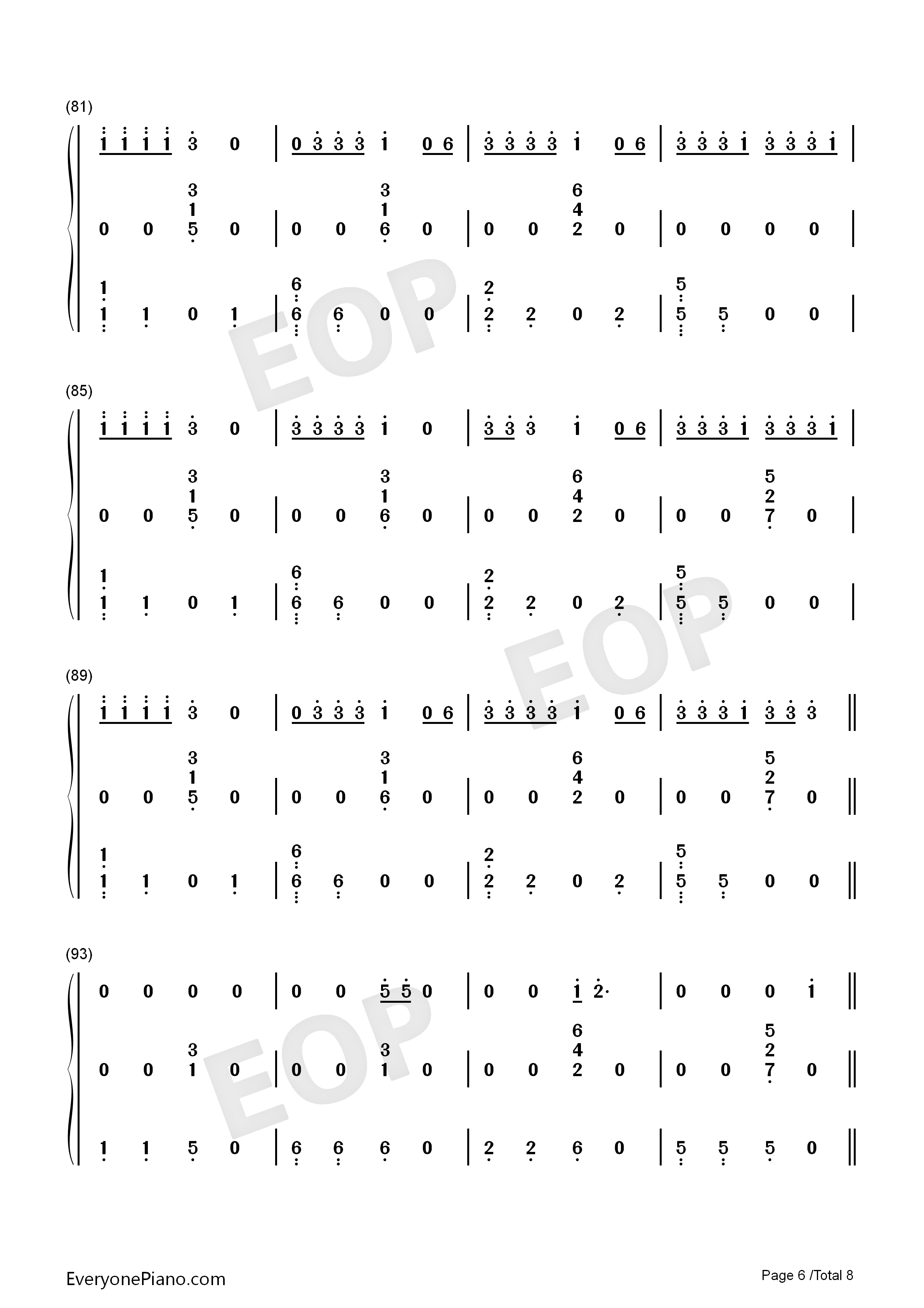 Anxiety钢琴简谱_Julia_Michaels_Selena_Gomez演唱