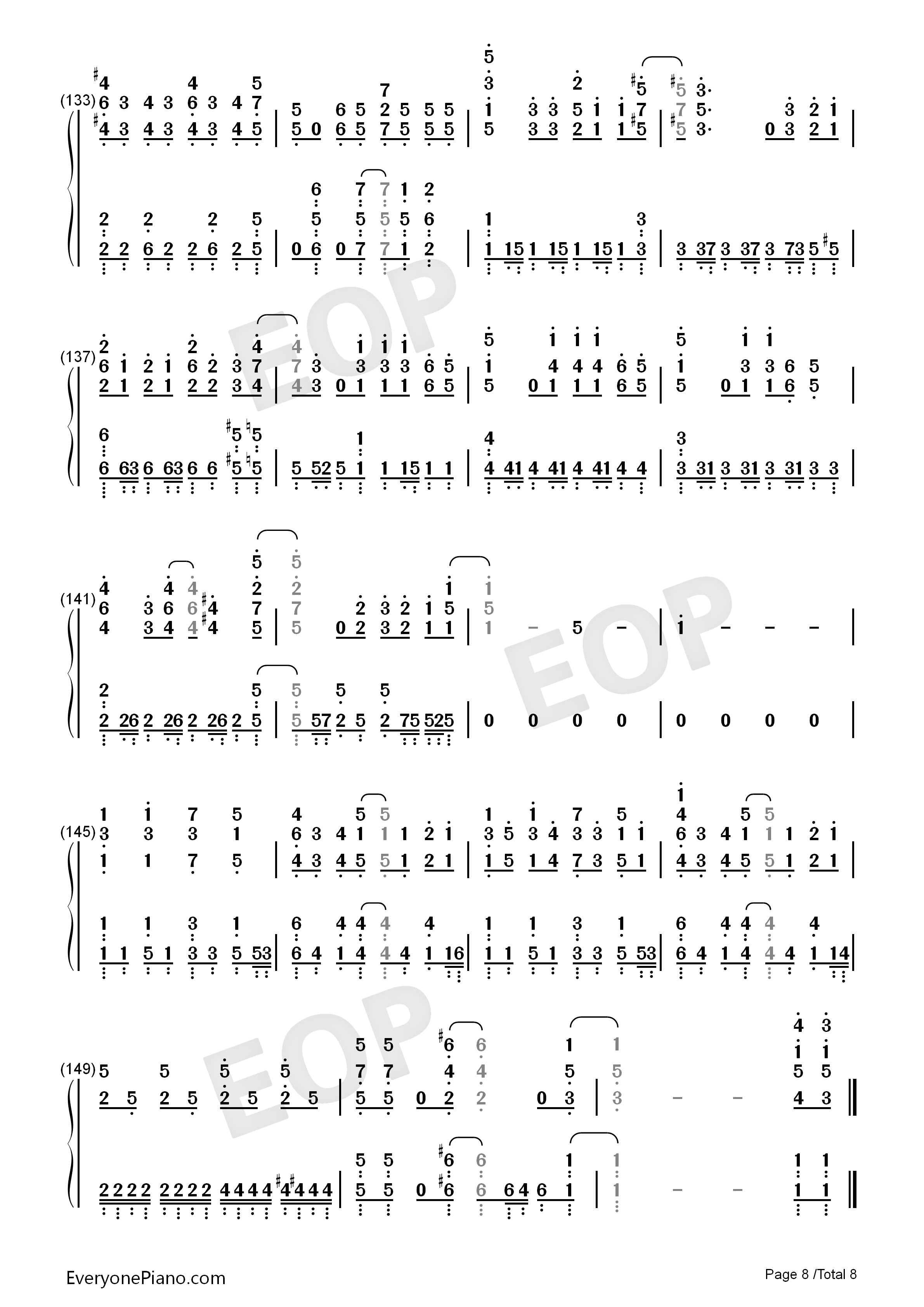 BABY钢琴简谱_甜蜜子弹演唱