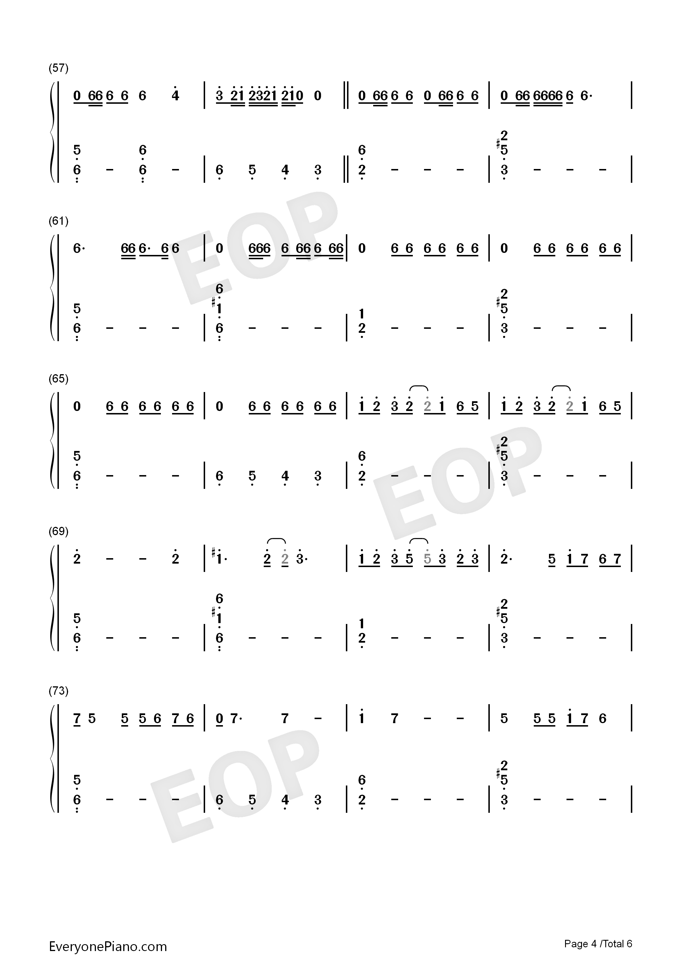 Please_Me钢琴简谱_Cardi_B_Bruno_Mars演唱