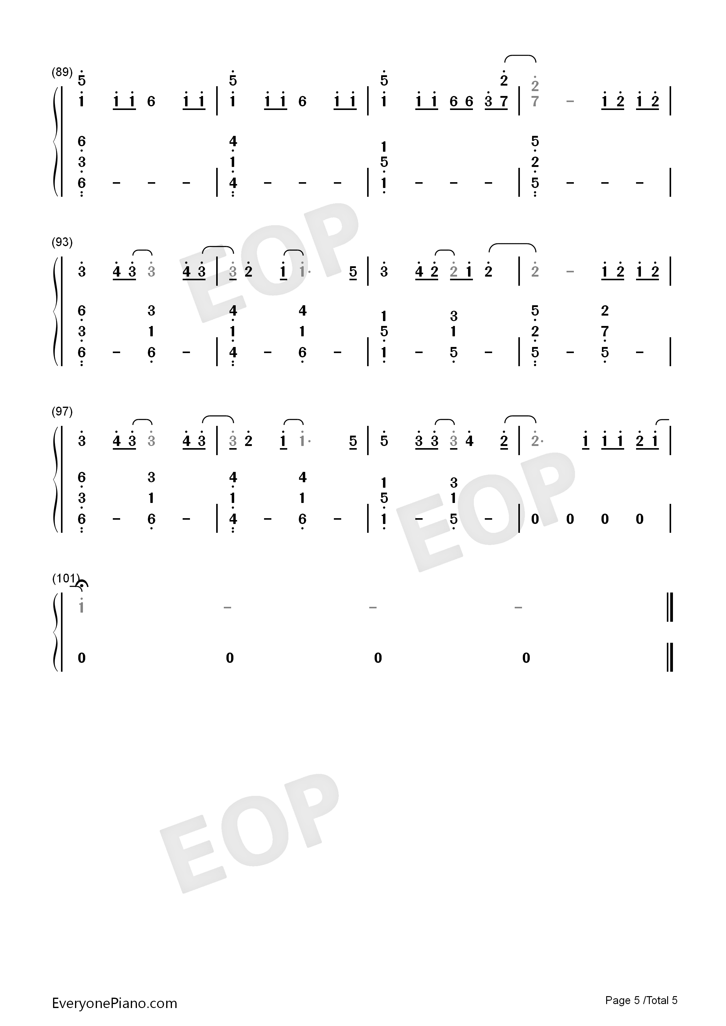 下坠Falling钢琴简谱_Corki演唱