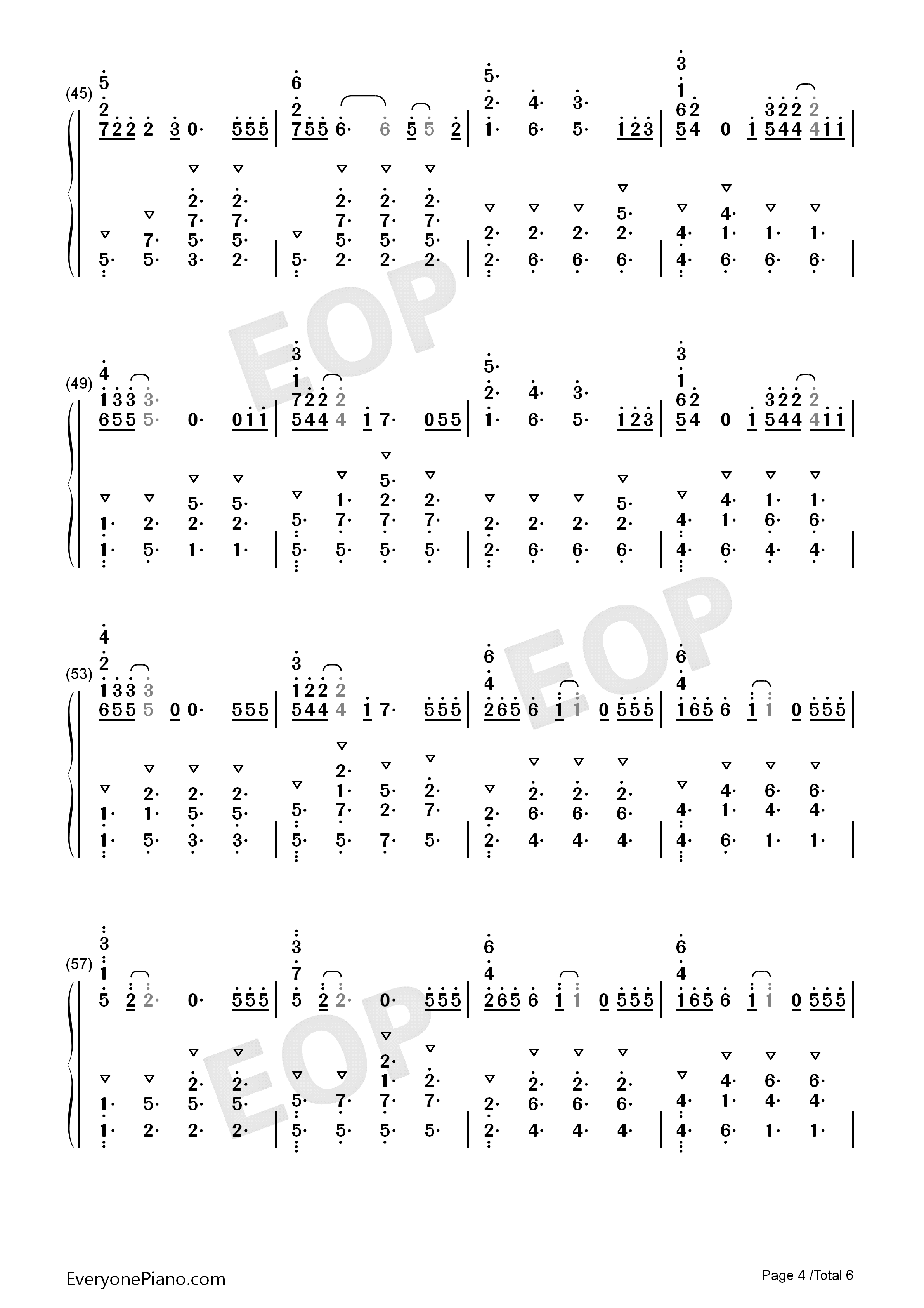 Flux钢琴简谱_Ellie_Goulding演唱