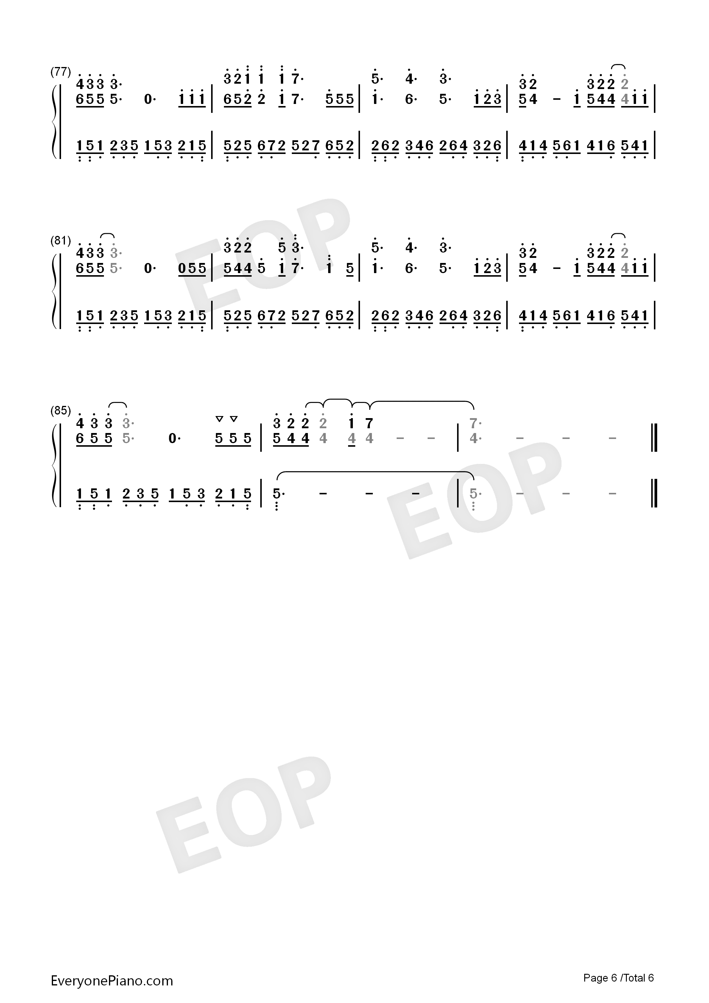 Flux钢琴简谱_Ellie_Goulding演唱