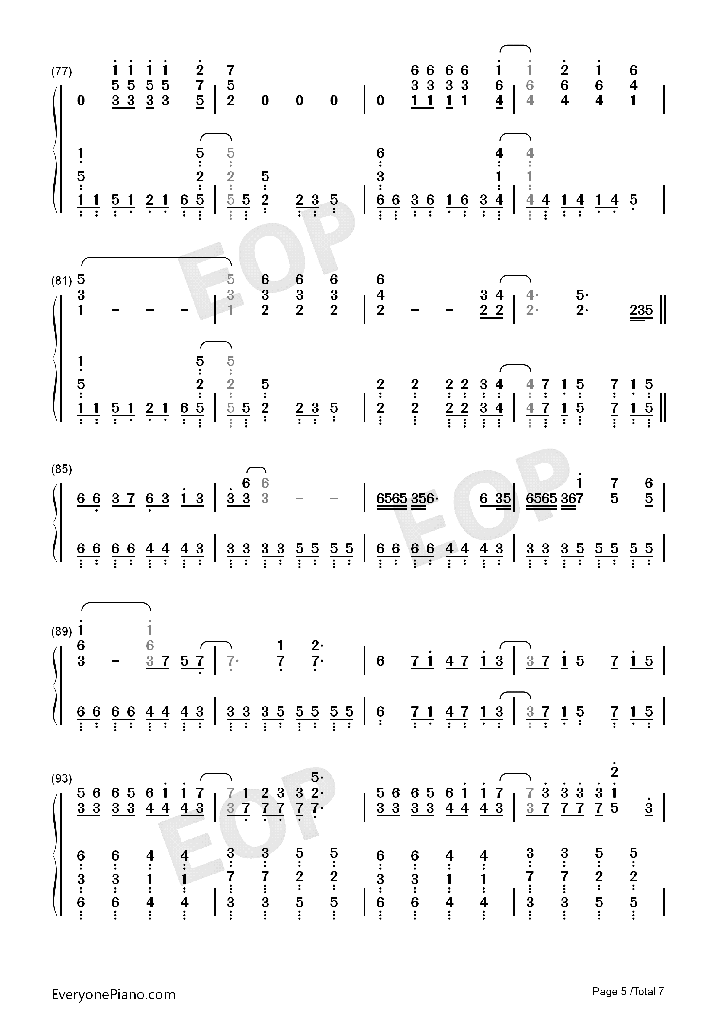 Square_Hammer钢琴简谱_Ghost演唱
