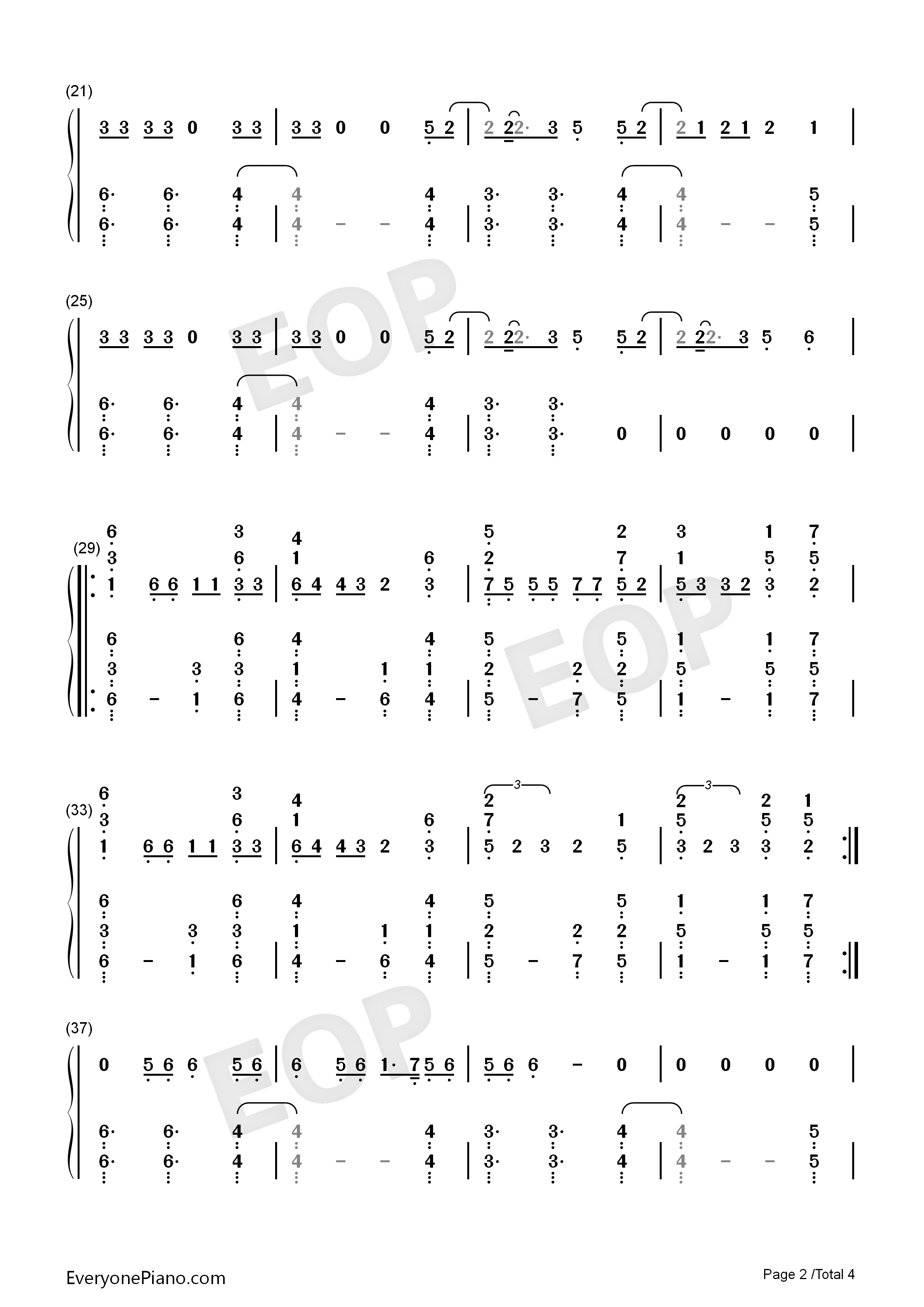 None_Of_My_Business钢琴简谱_Cher_Lloyd演唱