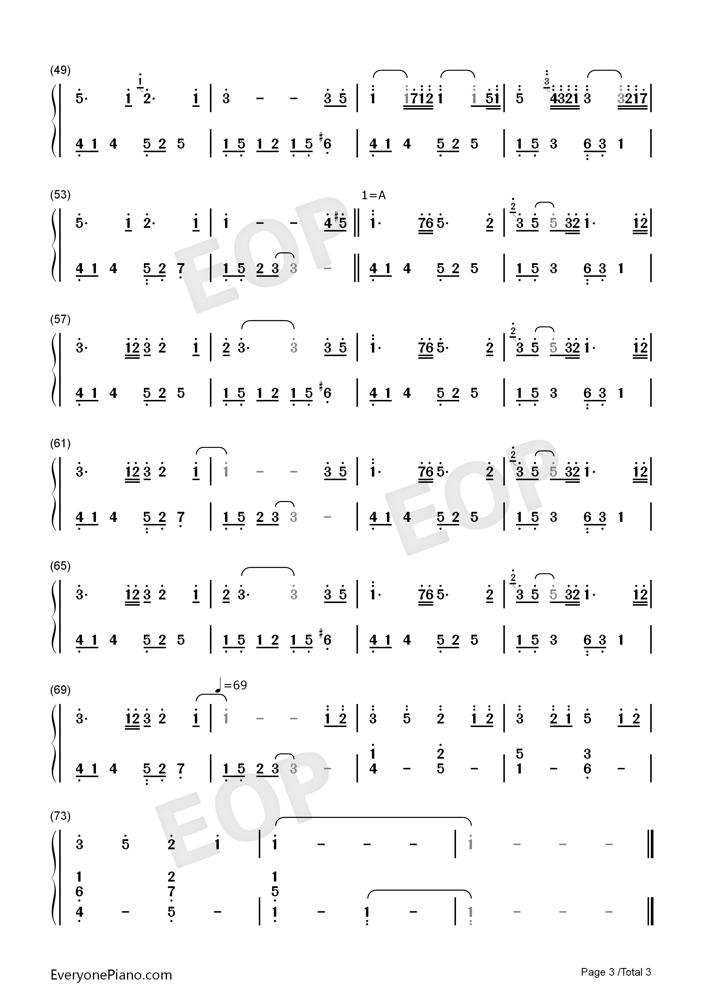 Follow_the_Wind钢琴简谱_July演唱