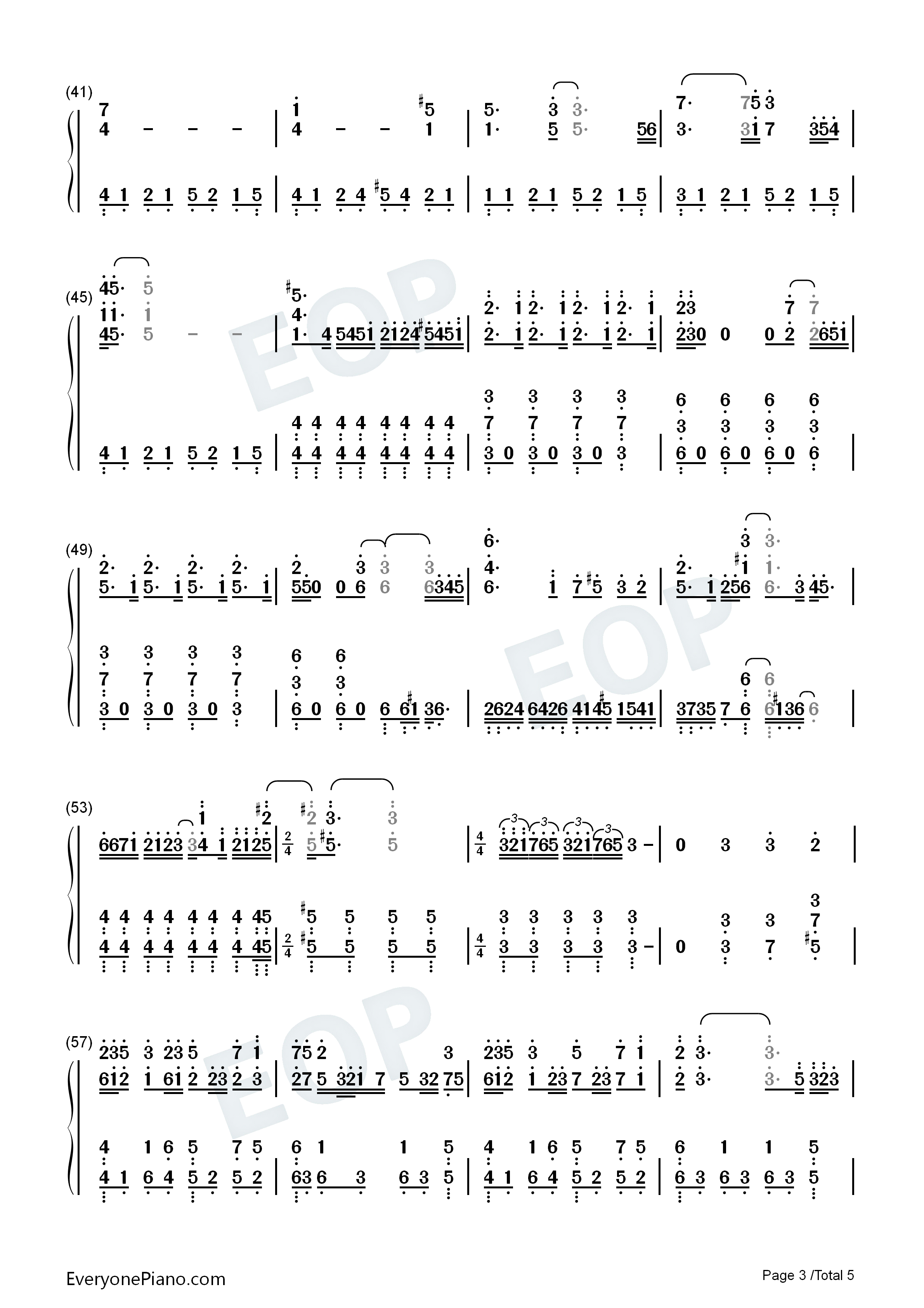 告白之夜钢琴简谱_AYASA演唱