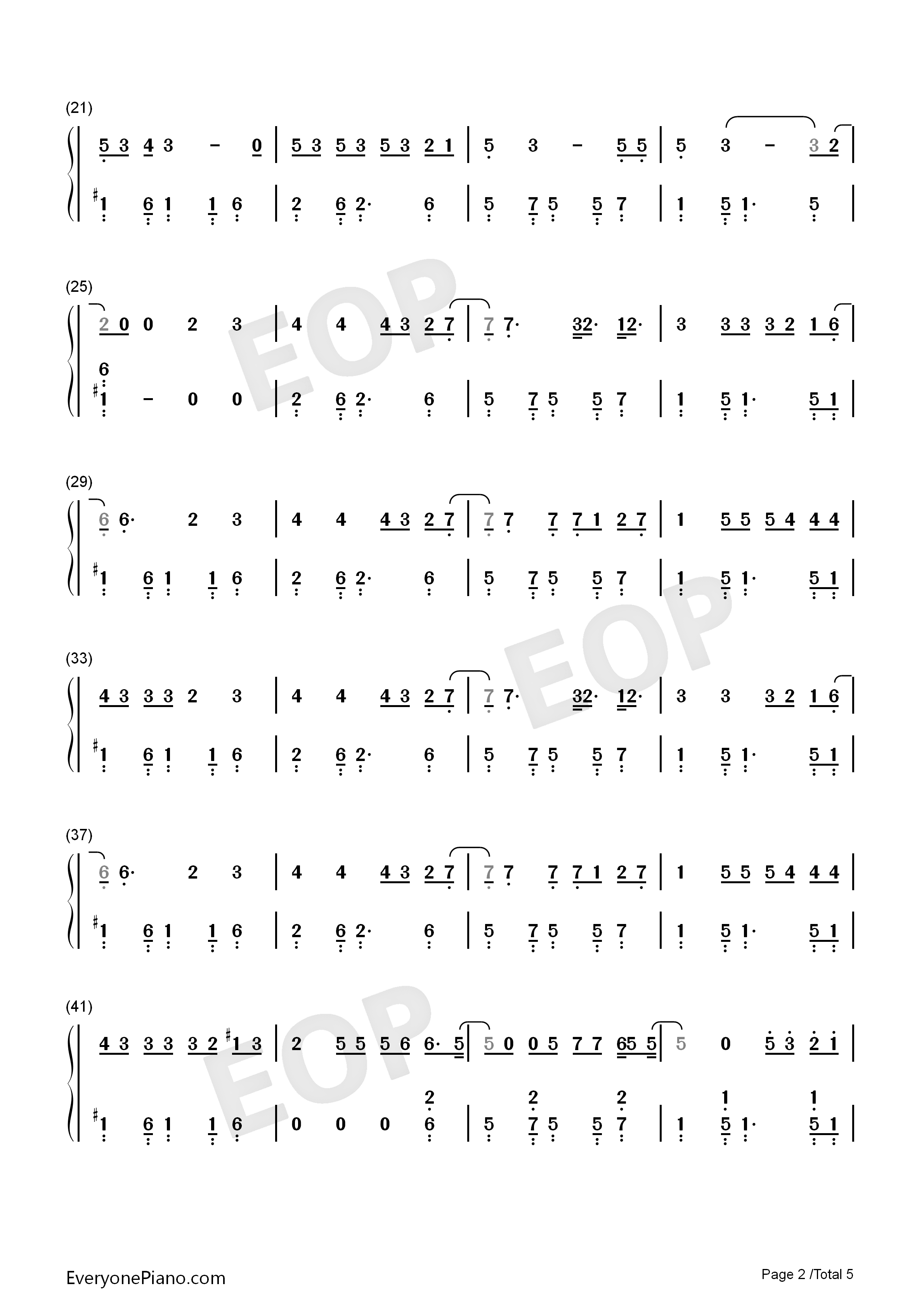 So_Am_I钢琴简谱_Ava_Max演唱