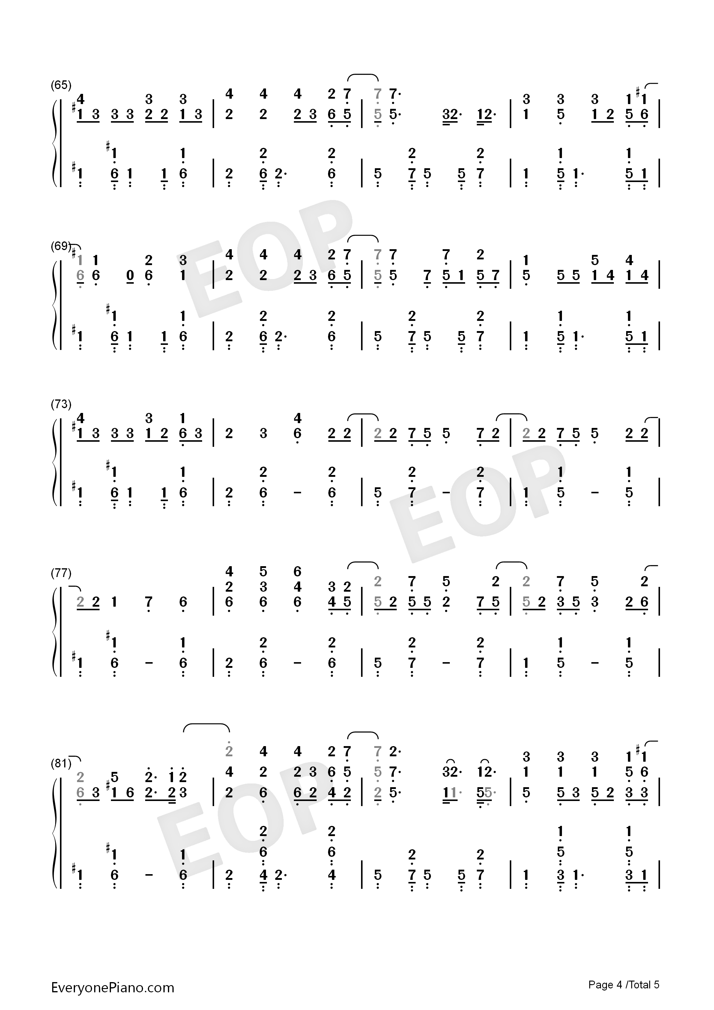 So_Am_I钢琴简谱_Ava_Max演唱