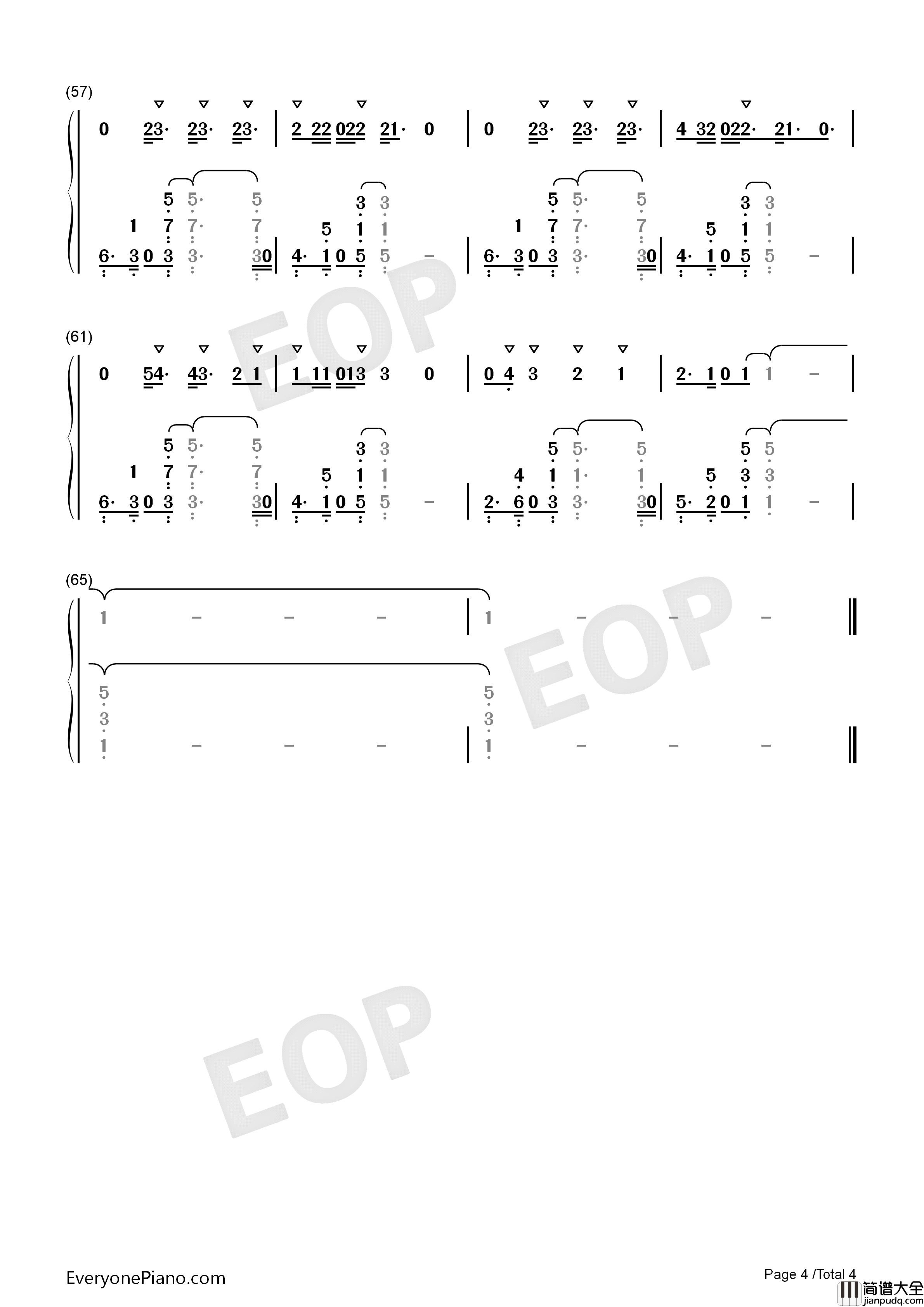 Here_with_Me钢琴简谱_Marshmello_Chvrches演唱