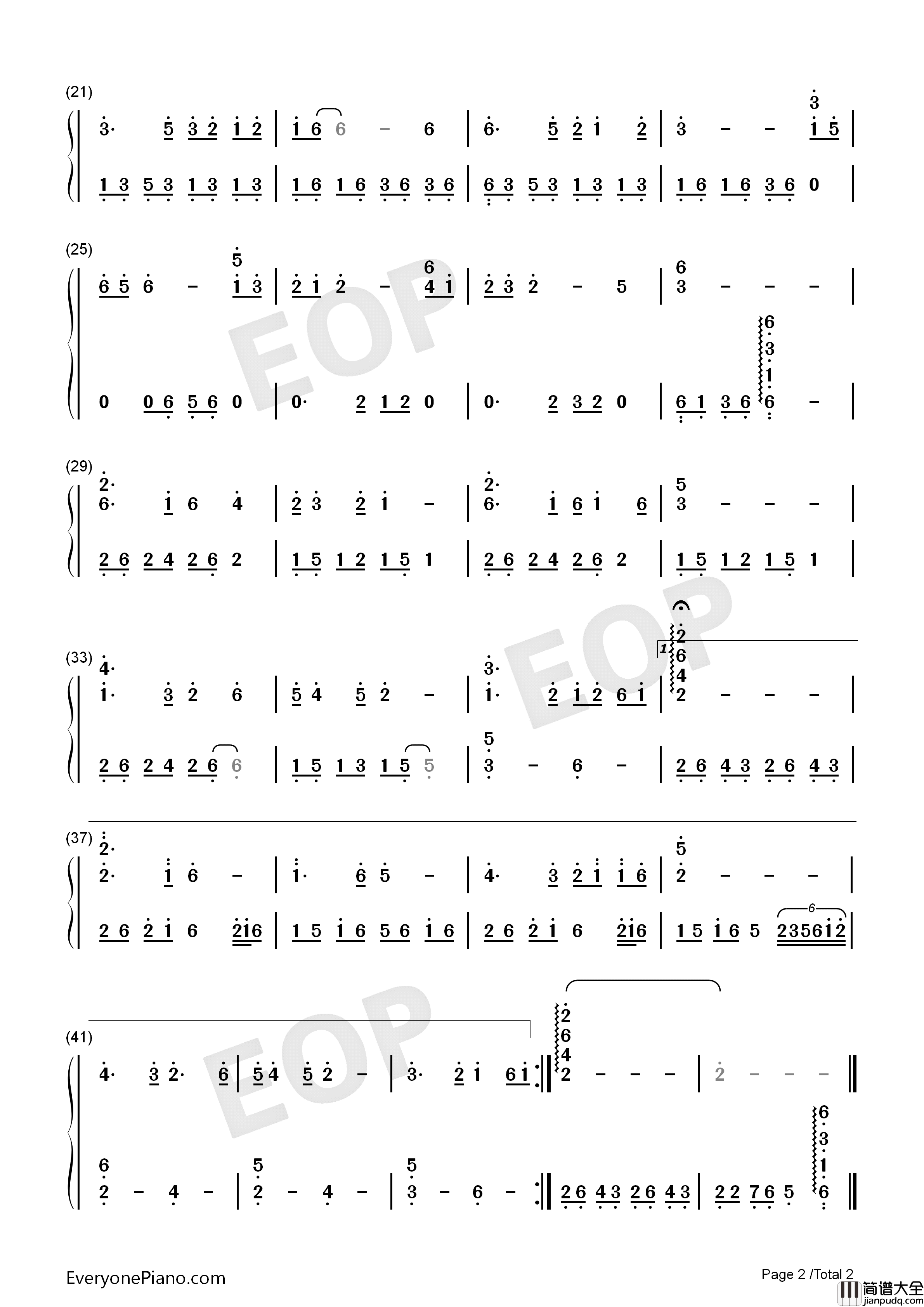 肯去承担爱钢琴简谱_甄妮演唱