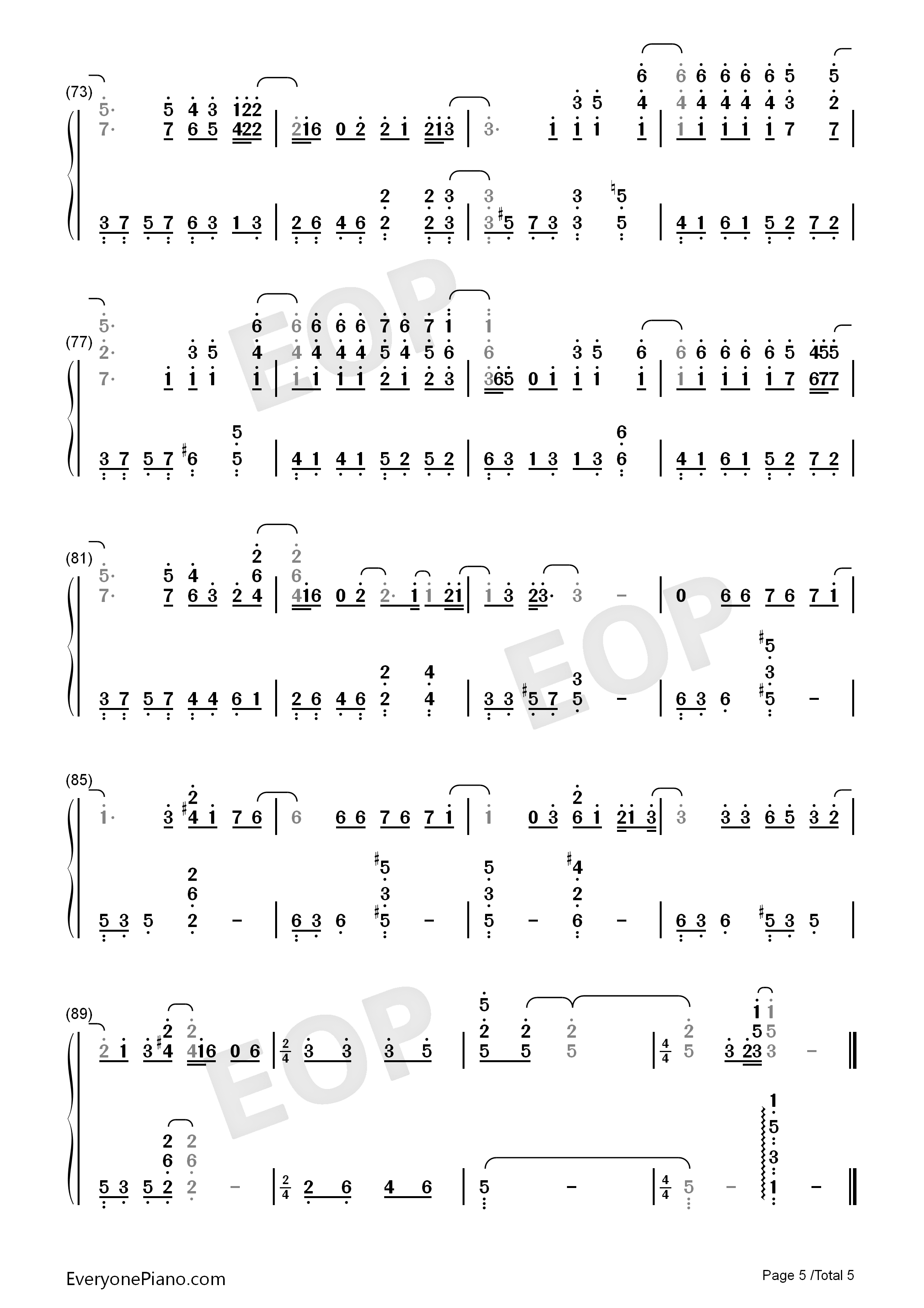 我爱他钢琴简谱_丁当演唱