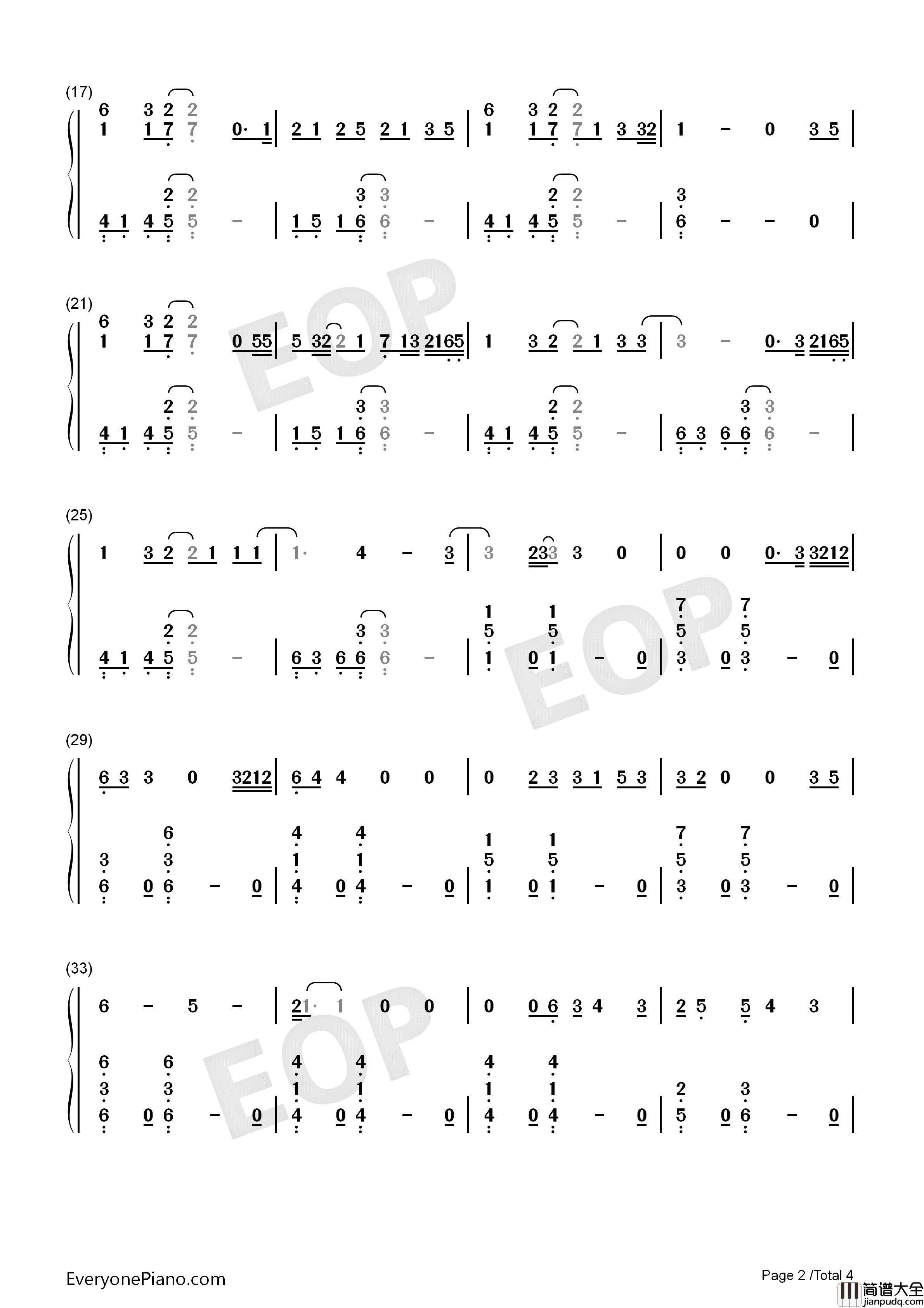 Love_Someone钢琴简谱_Lukas_Graham演唱