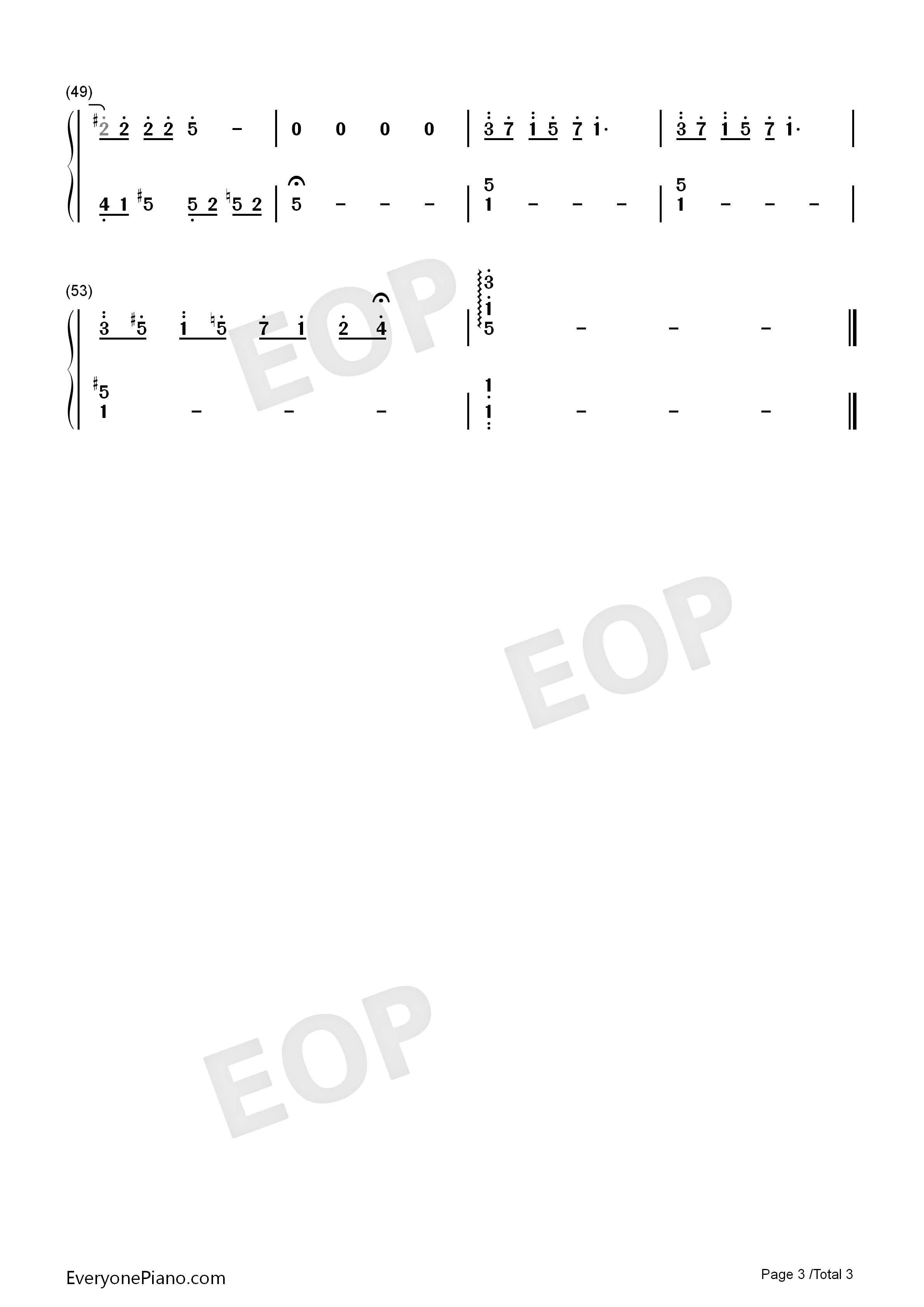 别让我走远钢琴简谱_林宥嘉演唱