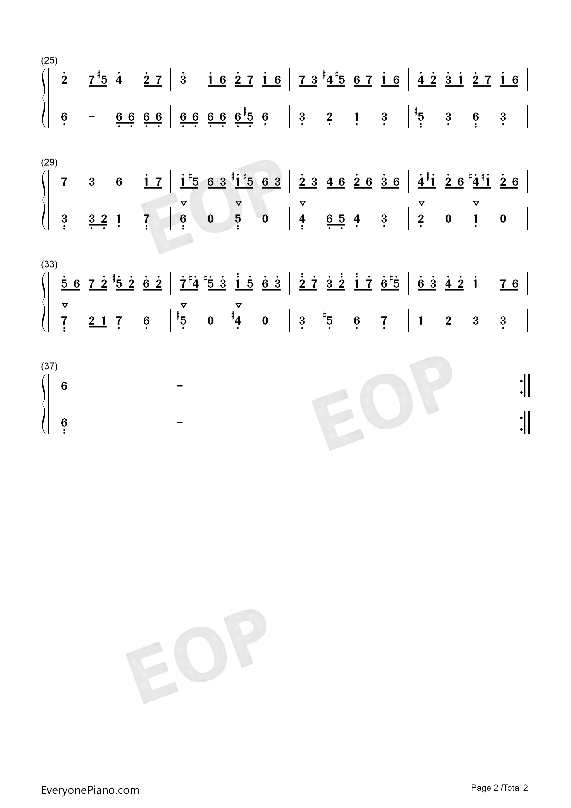 加伏特舞曲_20钢琴简谱_巴赫演唱
