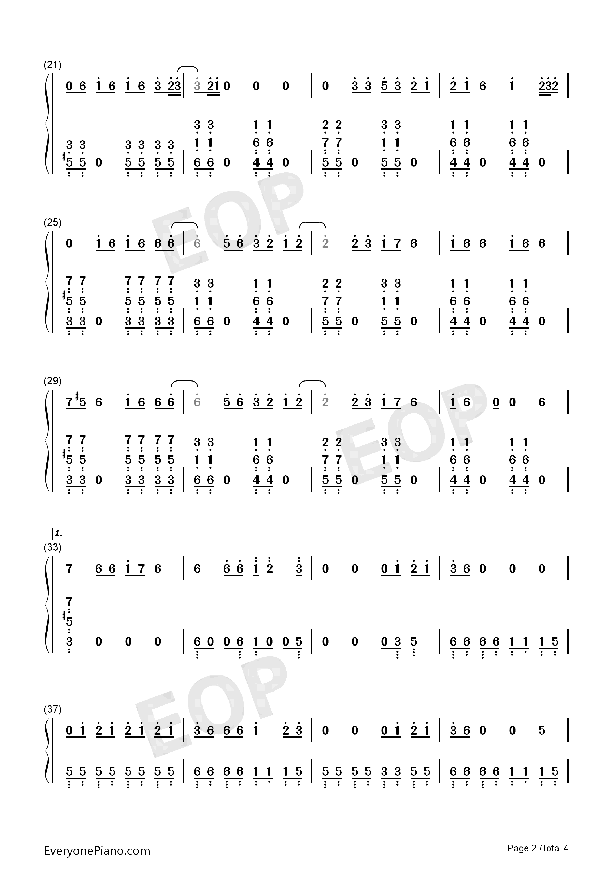 Sucker钢琴简谱_Jonas_Brothers演唱