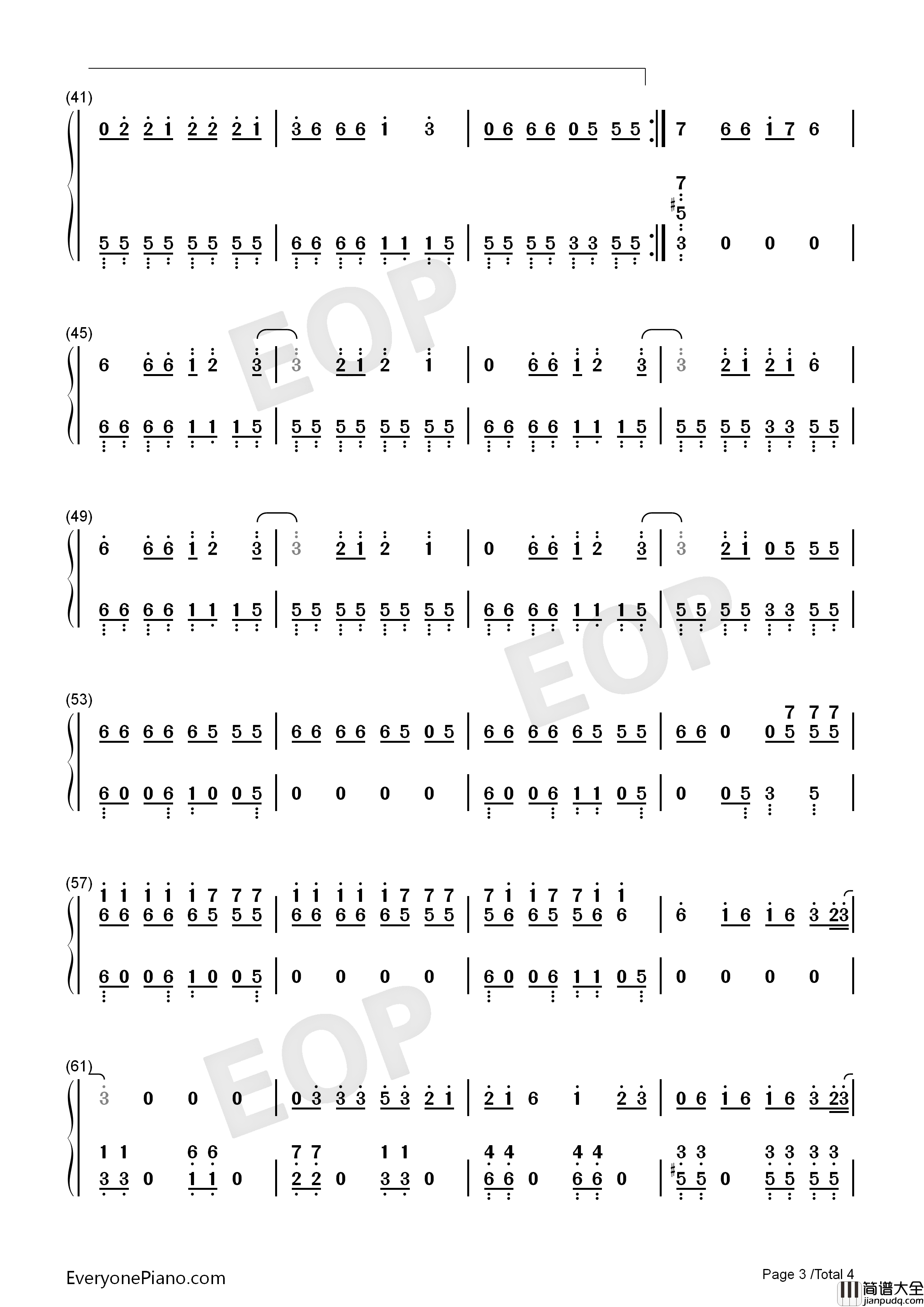 Sucker钢琴简谱_Jonas_Brothers演唱