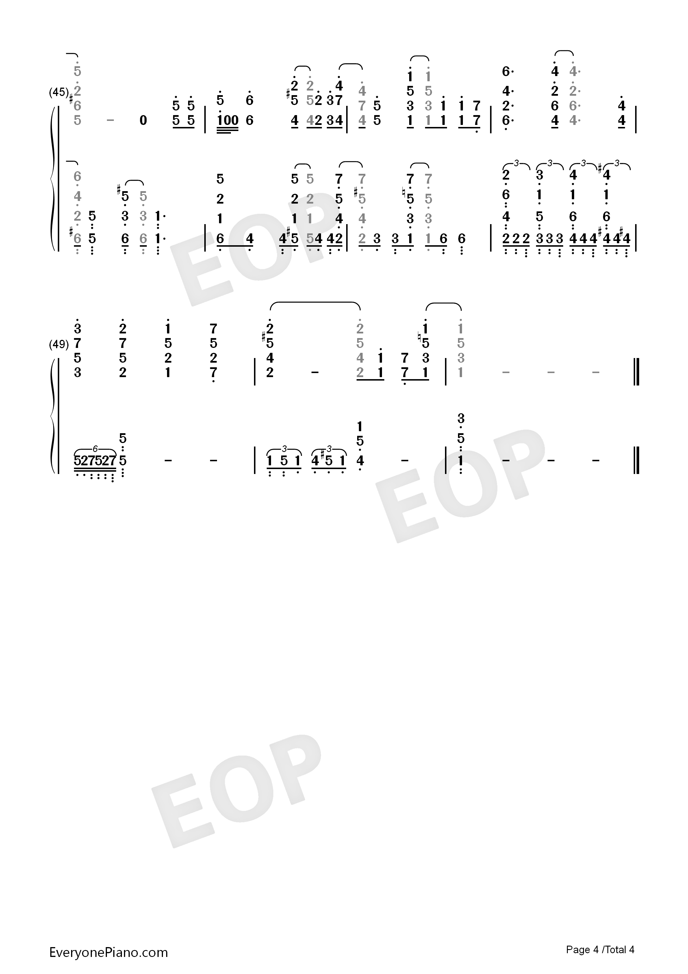 えんどろ~る钢琴简谱_勇者Party演唱