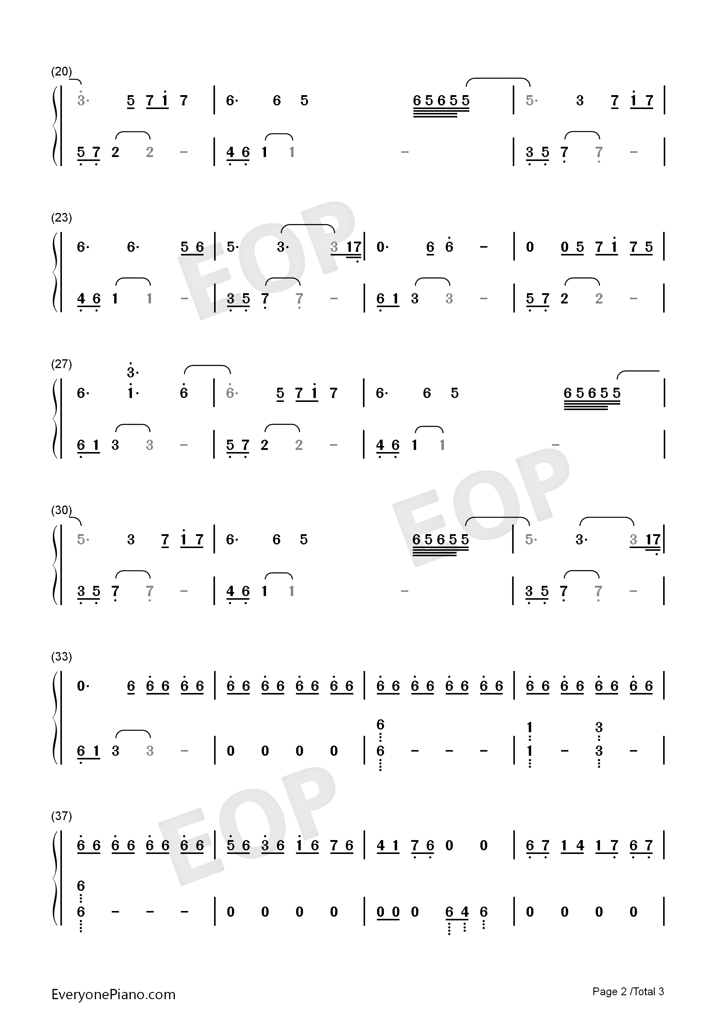 The_Beginning钢琴简谱_Ryan_Arcand演唱