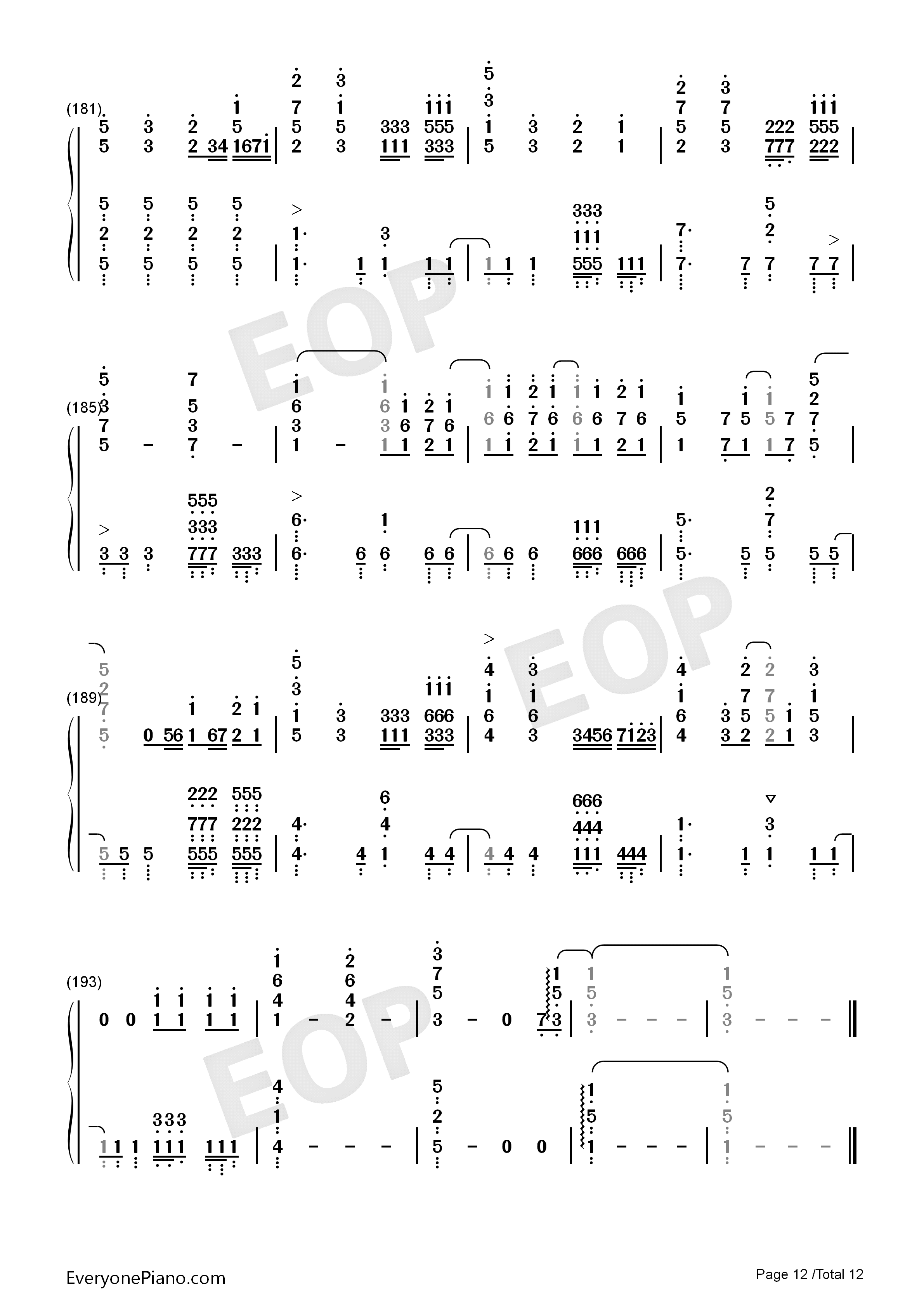 きみの名前钢琴简谱_藤川千爱演唱