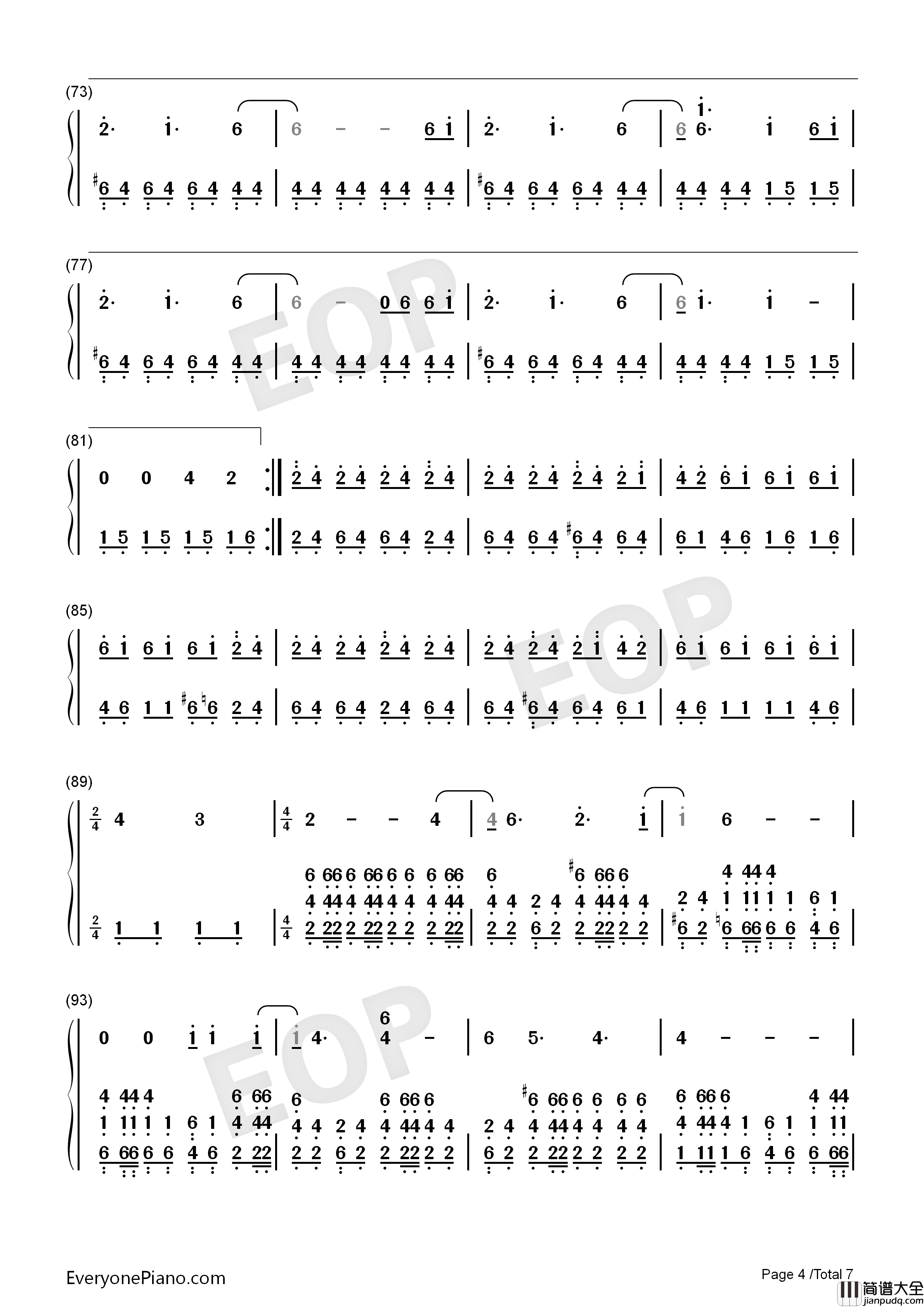 Welcome_Home钢琴简谱_Radical_Face演唱