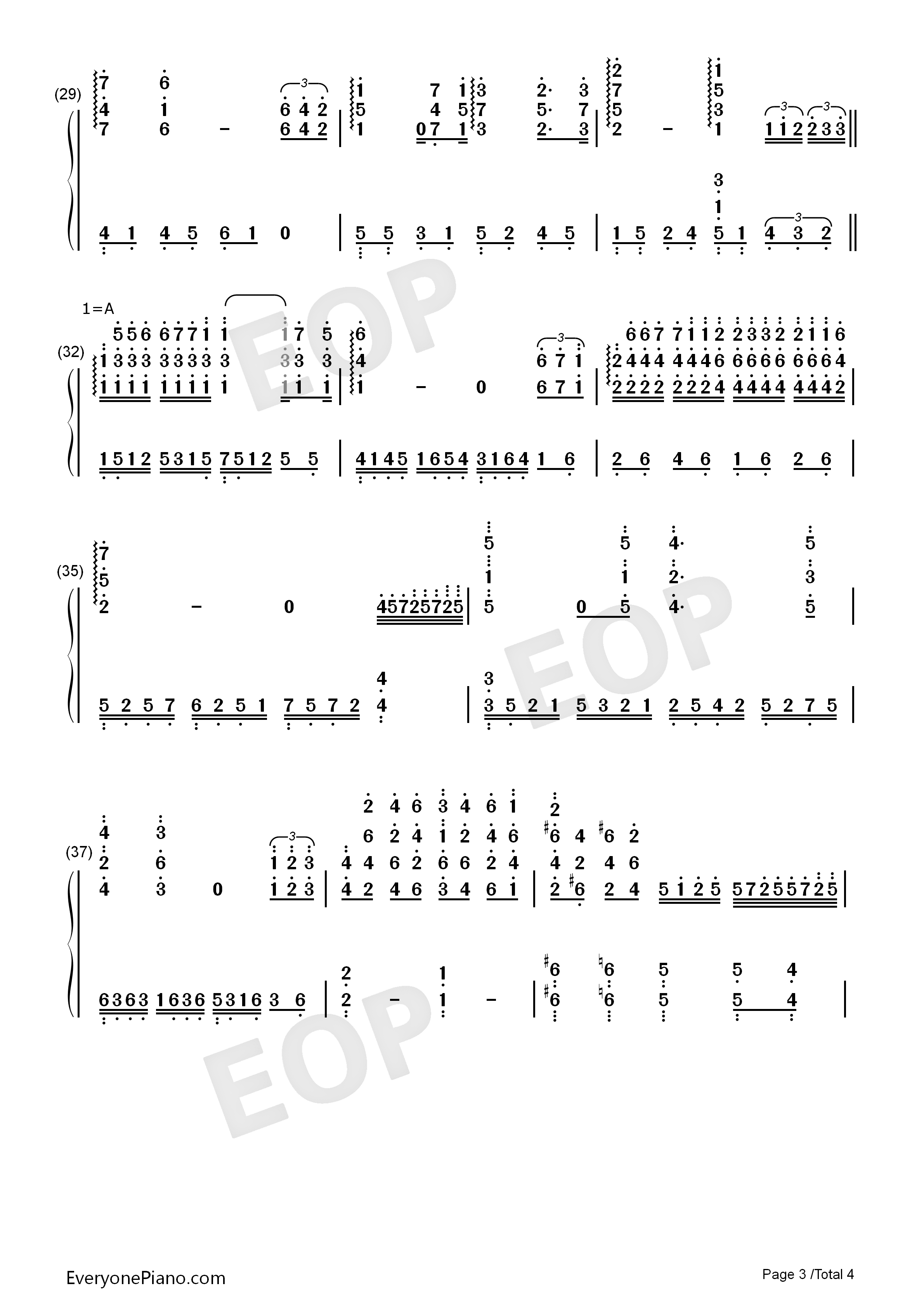 蓝色的呼唤钢琴简谱_理查德克莱德曼演唱