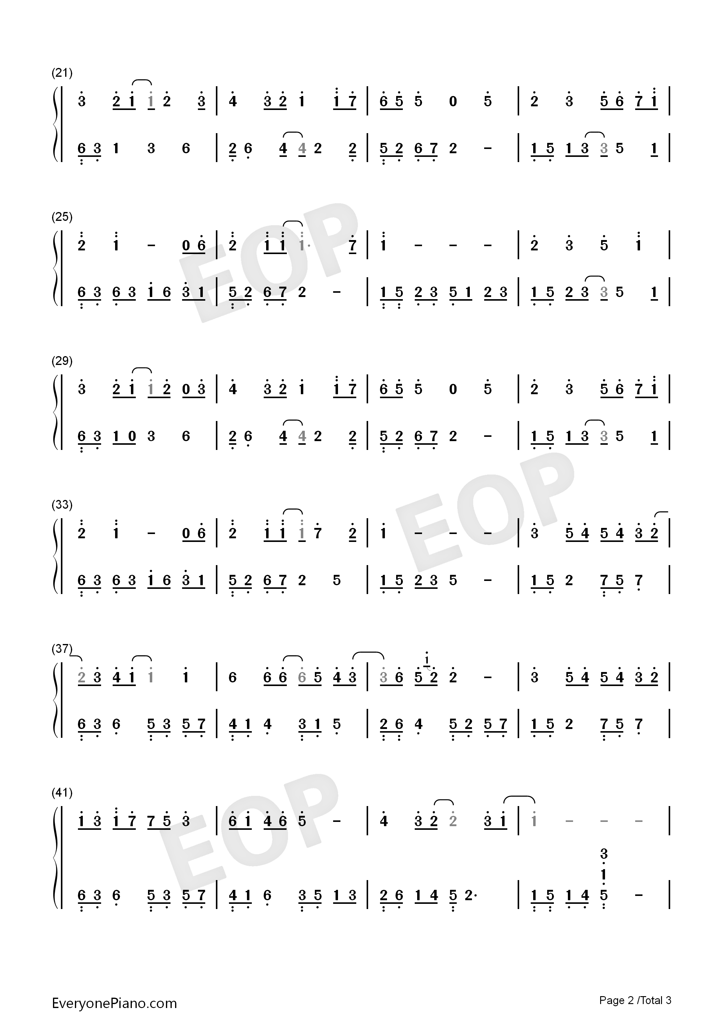 The_World_Is_Asleep钢琴简谱_IsotlanD演唱