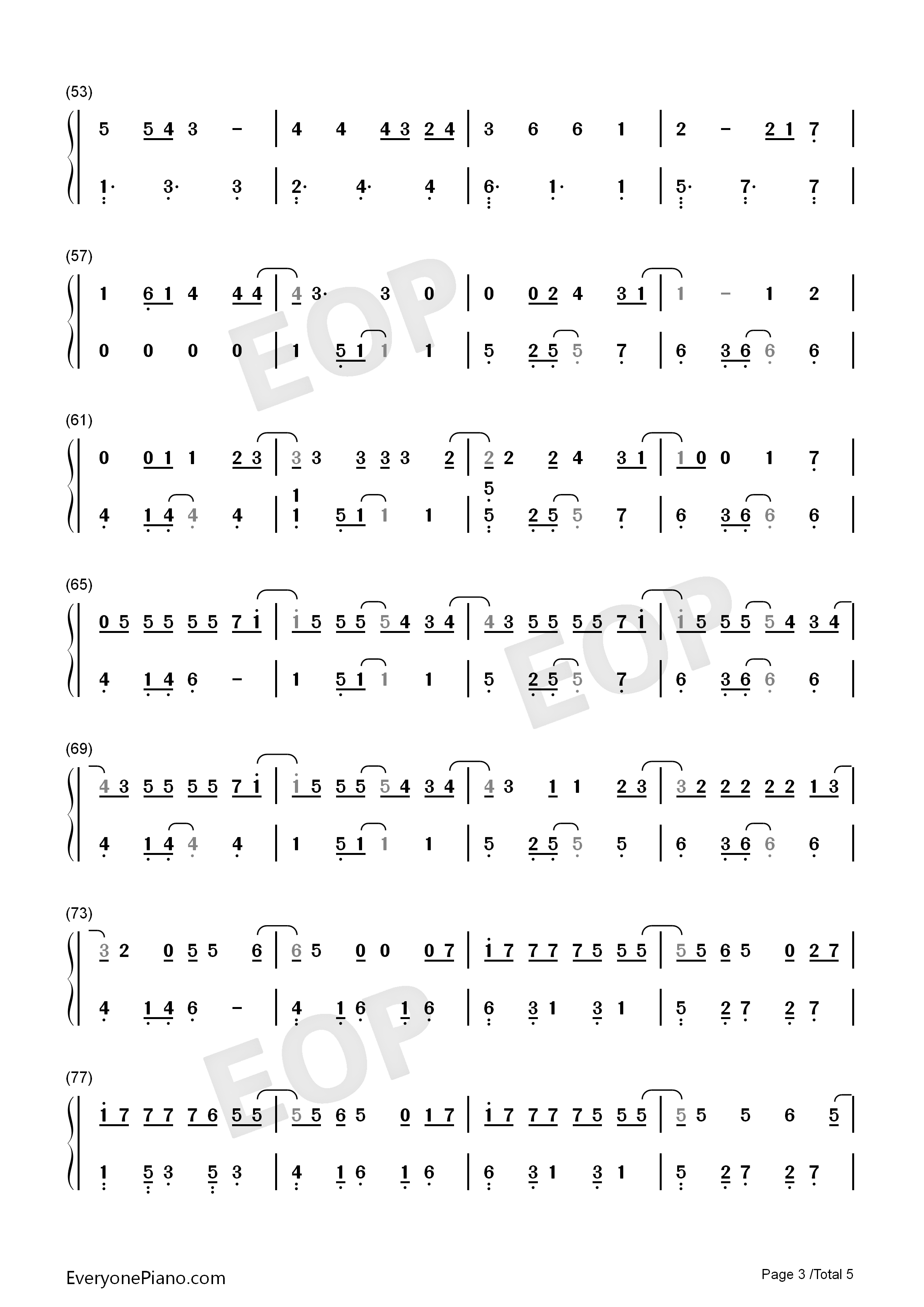 On_My_Way钢琴简谱_Alan_Walker演唱