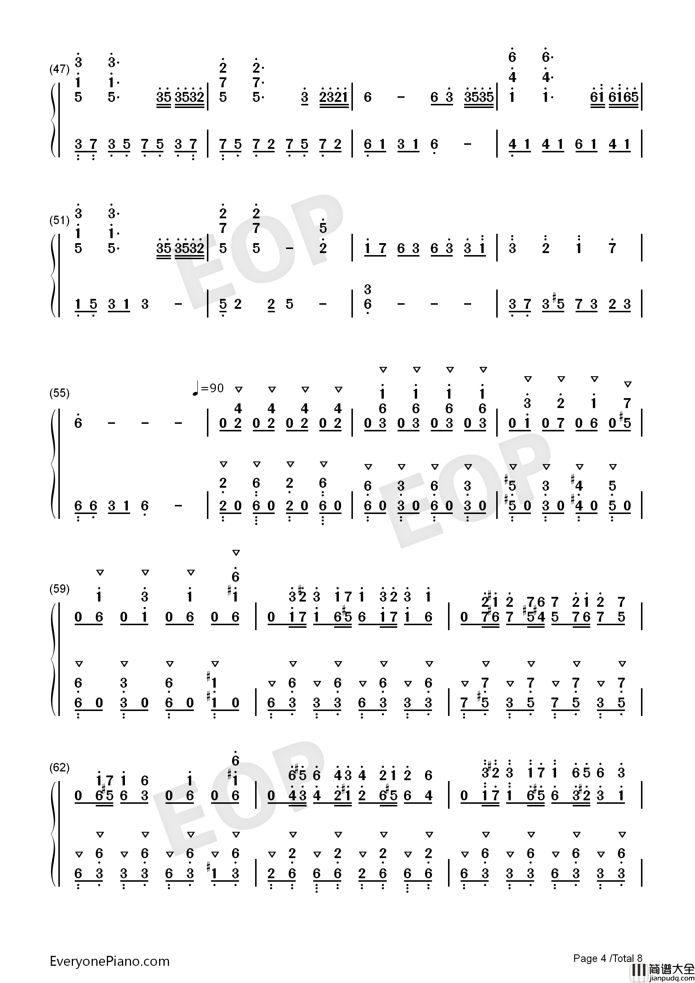 新丝绸之路钢琴简谱_马克西姆_吴牧野演唱