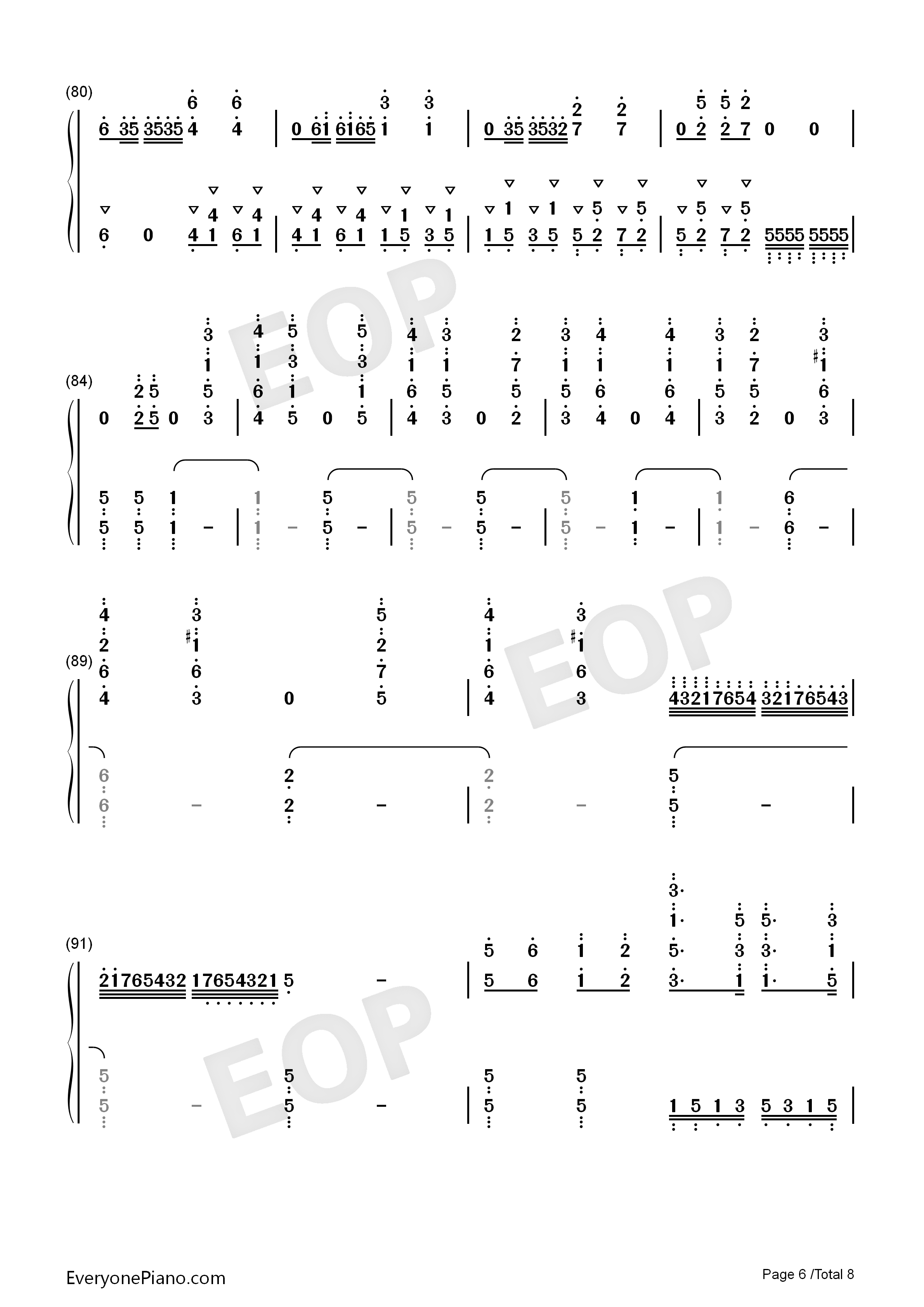 新丝绸之路钢琴简谱_马克西姆_吴牧野演唱