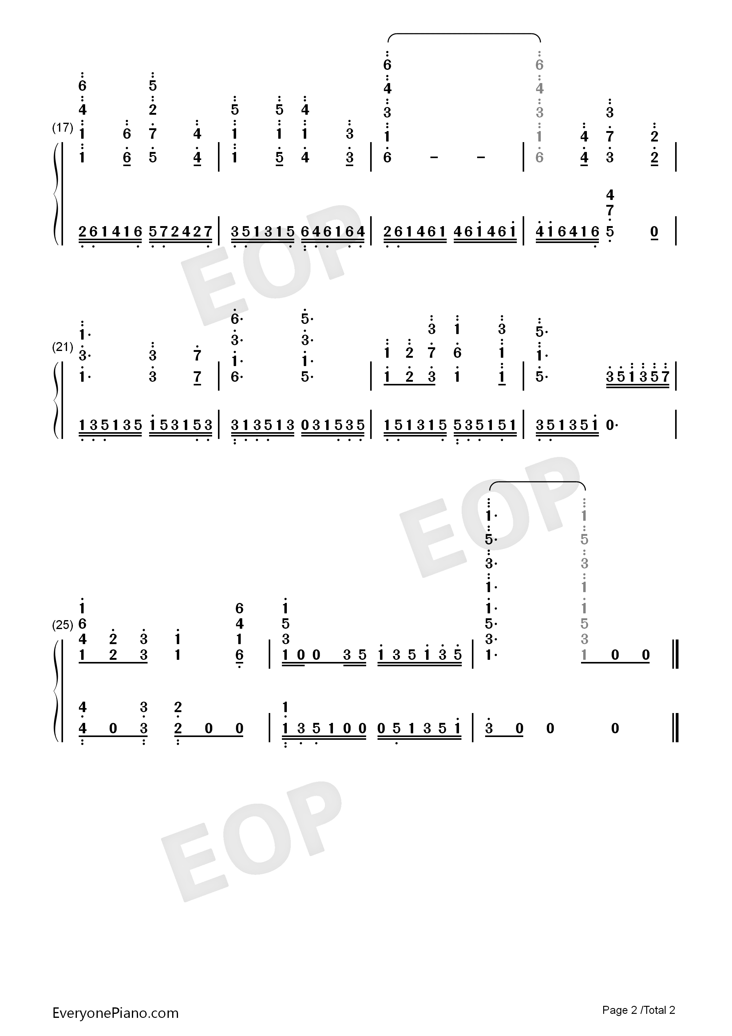 O_Mio_Babbino_Caro钢琴简谱_Giacomo_Puccini演唱