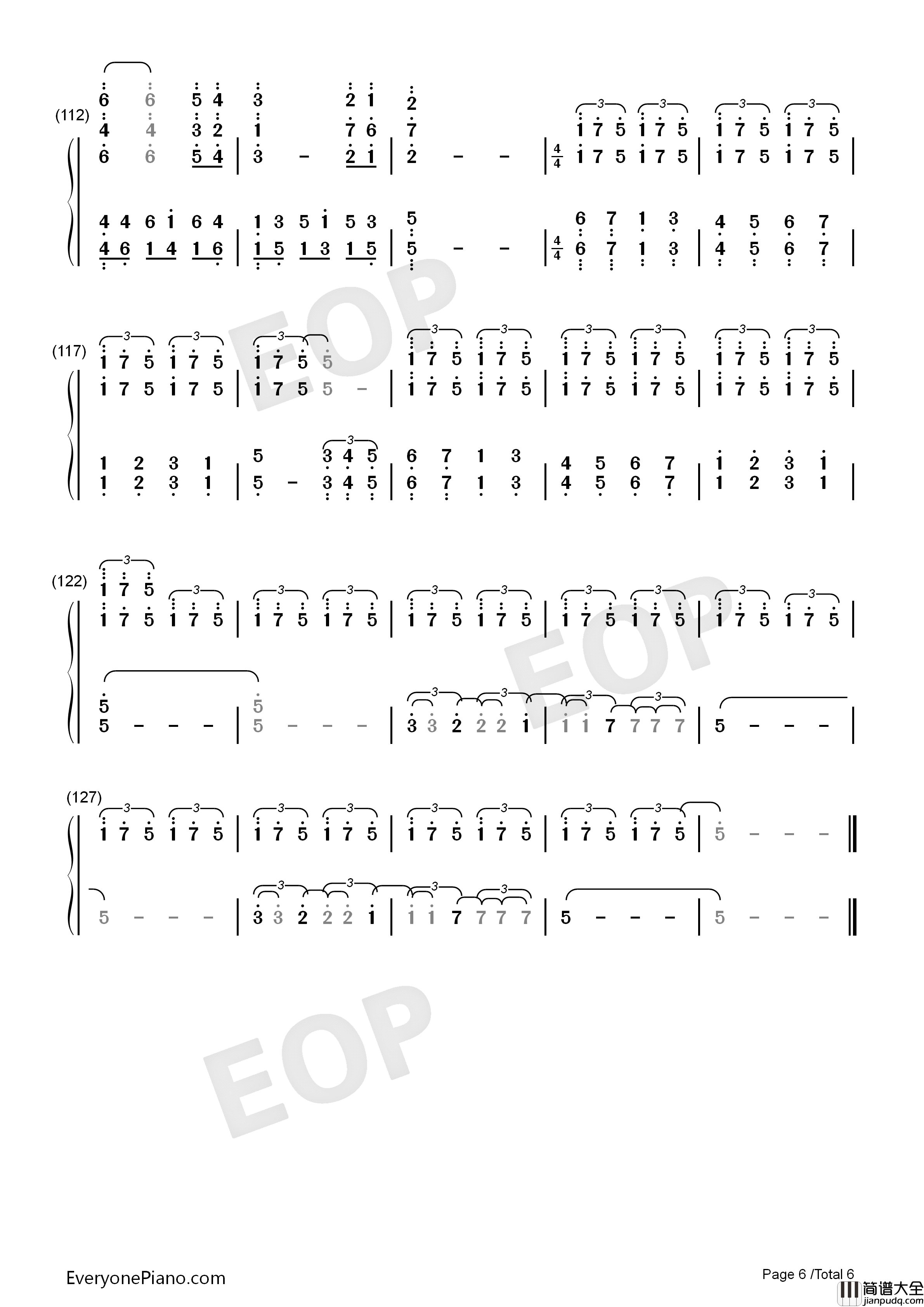 All_of_Me钢琴简谱_马克西姆演唱