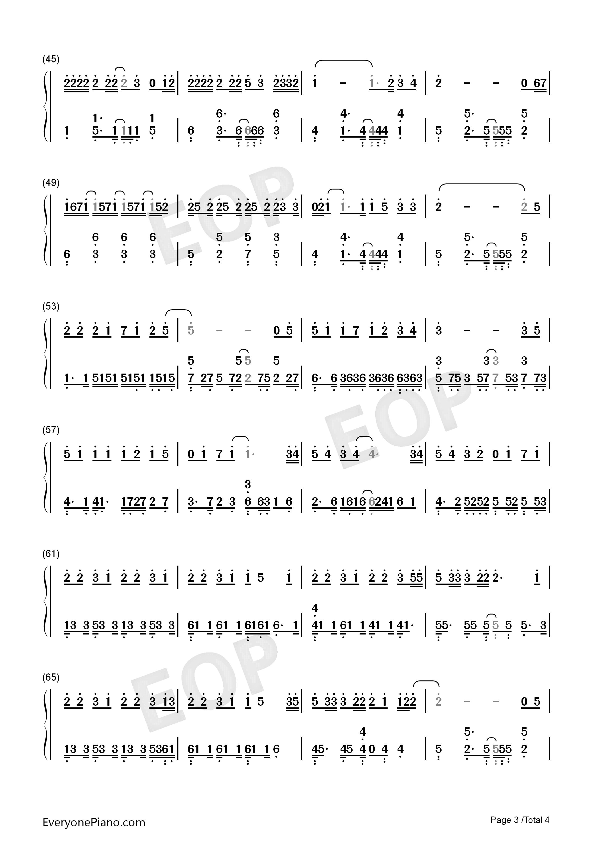 怎么了钢琴简谱_周兴哲演唱