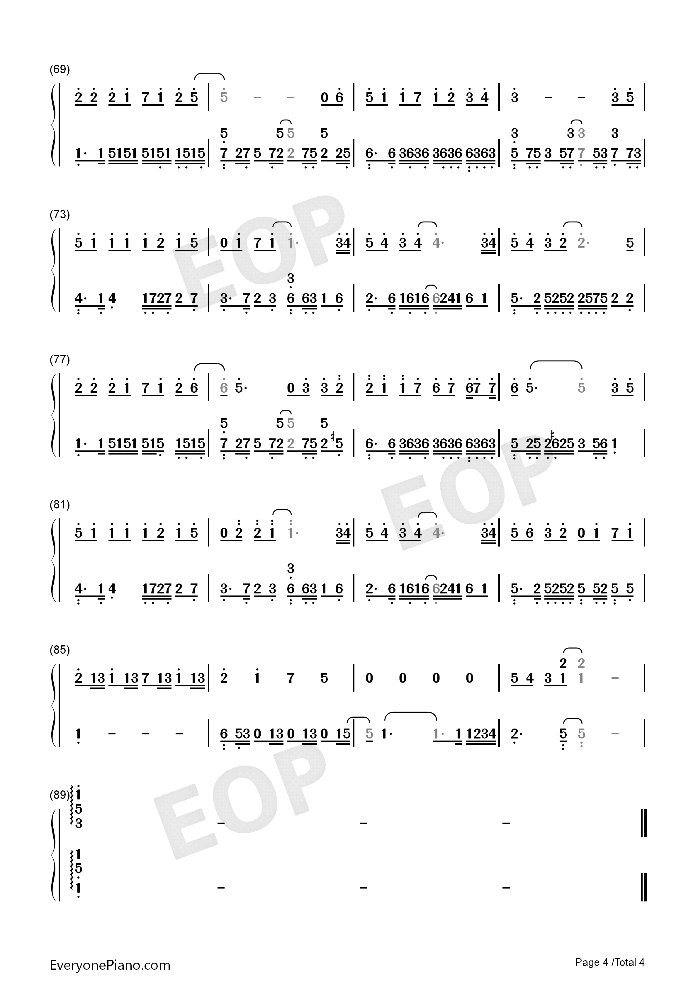 怎么了钢琴简谱_周兴哲演唱