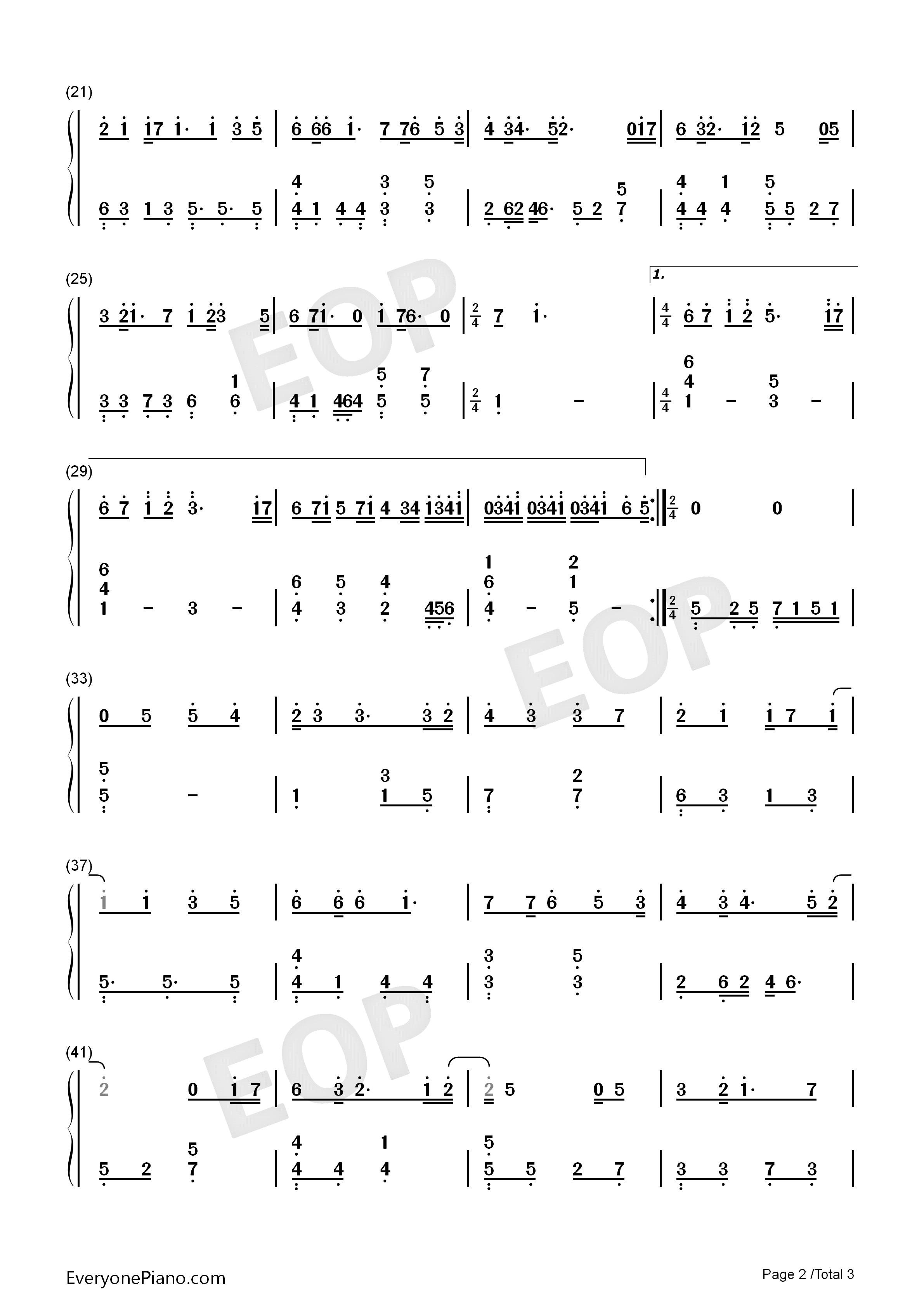 只是太爱你钢琴简谱_张敬轩演唱